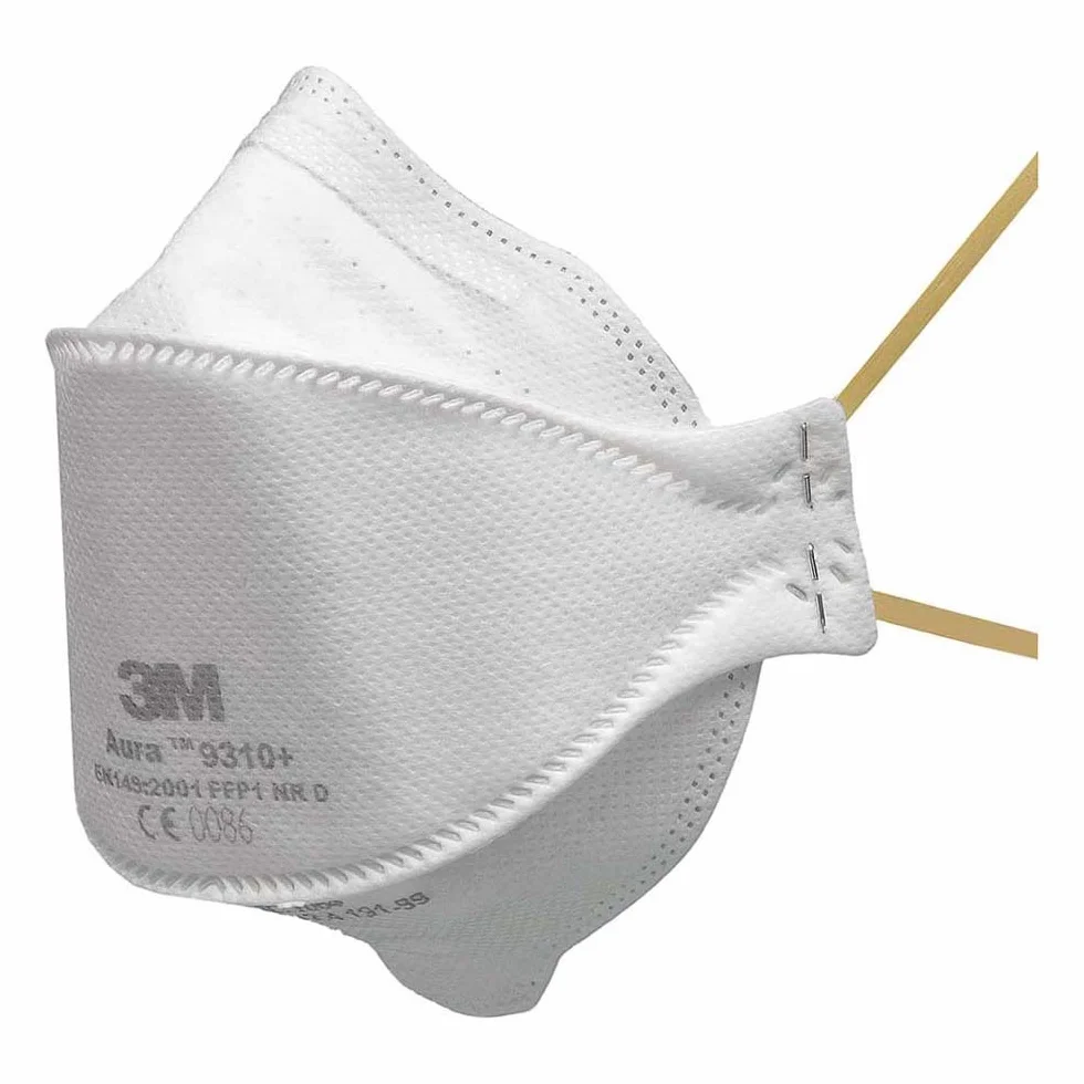 3M 7000088725 AURA Respirateur jetable, FFP1, Unvalved, Blanc, Pack de 20