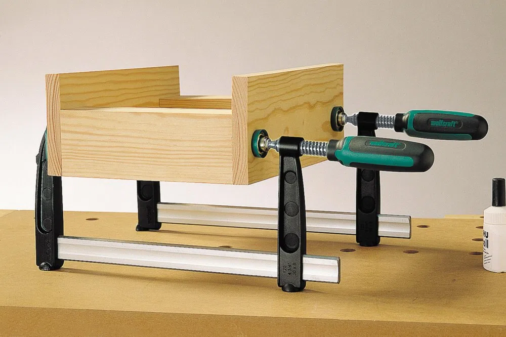 wolfcraft 3623000 - Serre-Joint à vis SZ 120-1000 - Saillie 120 mm - Ouverture 1000 mm