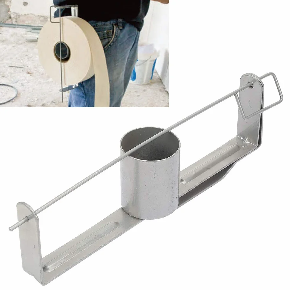Bobine de ruban de cloison sèche en fer Aramox, bobine de ruban de cloison sèche pratique populaire, support de bande de cloison sèche en fer grande capacité