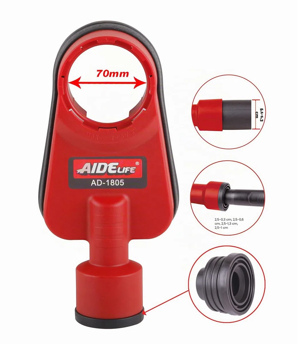 Aidelife Capot de protection pour Perceuses visseuse sans fil/Perceuse à percussion/Marteau électrique 70mm