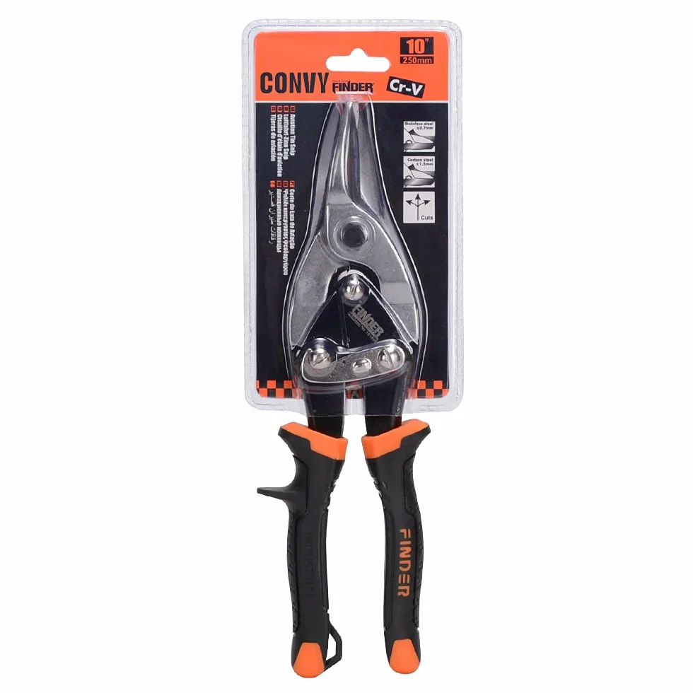 Cisaille aviation à coupe droite, 25 cm