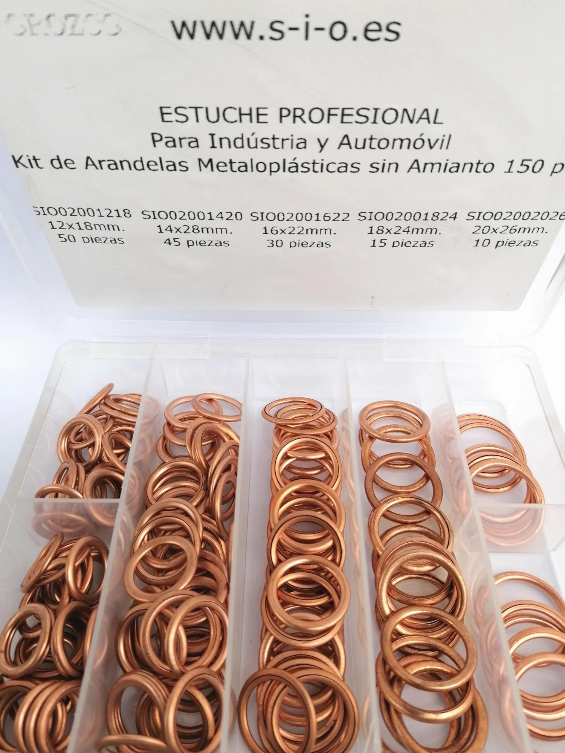 150 Rondelles Carter Huile Sans Amiante – Assortiment Joints Vidange Moteur Voiture – Rondelles Étanchéité Bouchon Carter Auto Moto – Kit Réparation Vidange Automobile Eco