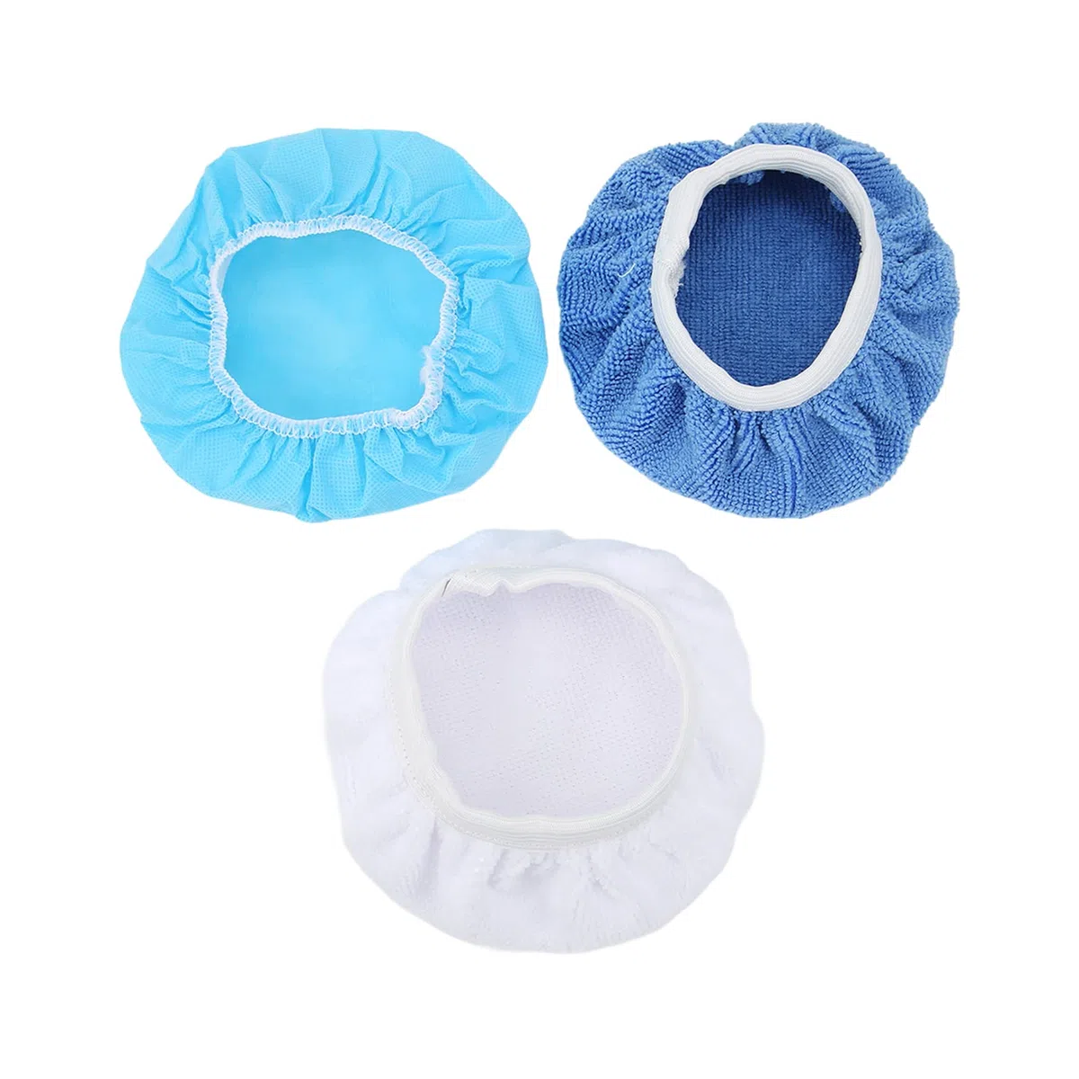Ensemble de capot de polissage, couvercle de capot de polisseuse réutilisable haute densité 150 mm anti-déformation pour voitures, motos, bateaux