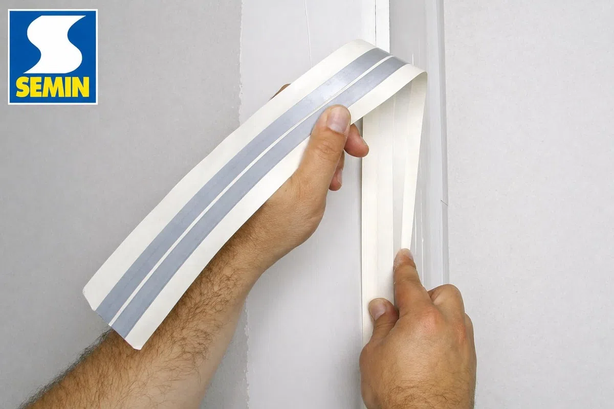 Semin Bande Armée Angle Placo 30 m – Renfort Angles Sortants Plaques de Plâtre – Papier & Acier – Finition Invisible – Bande à Joint Professionnelle