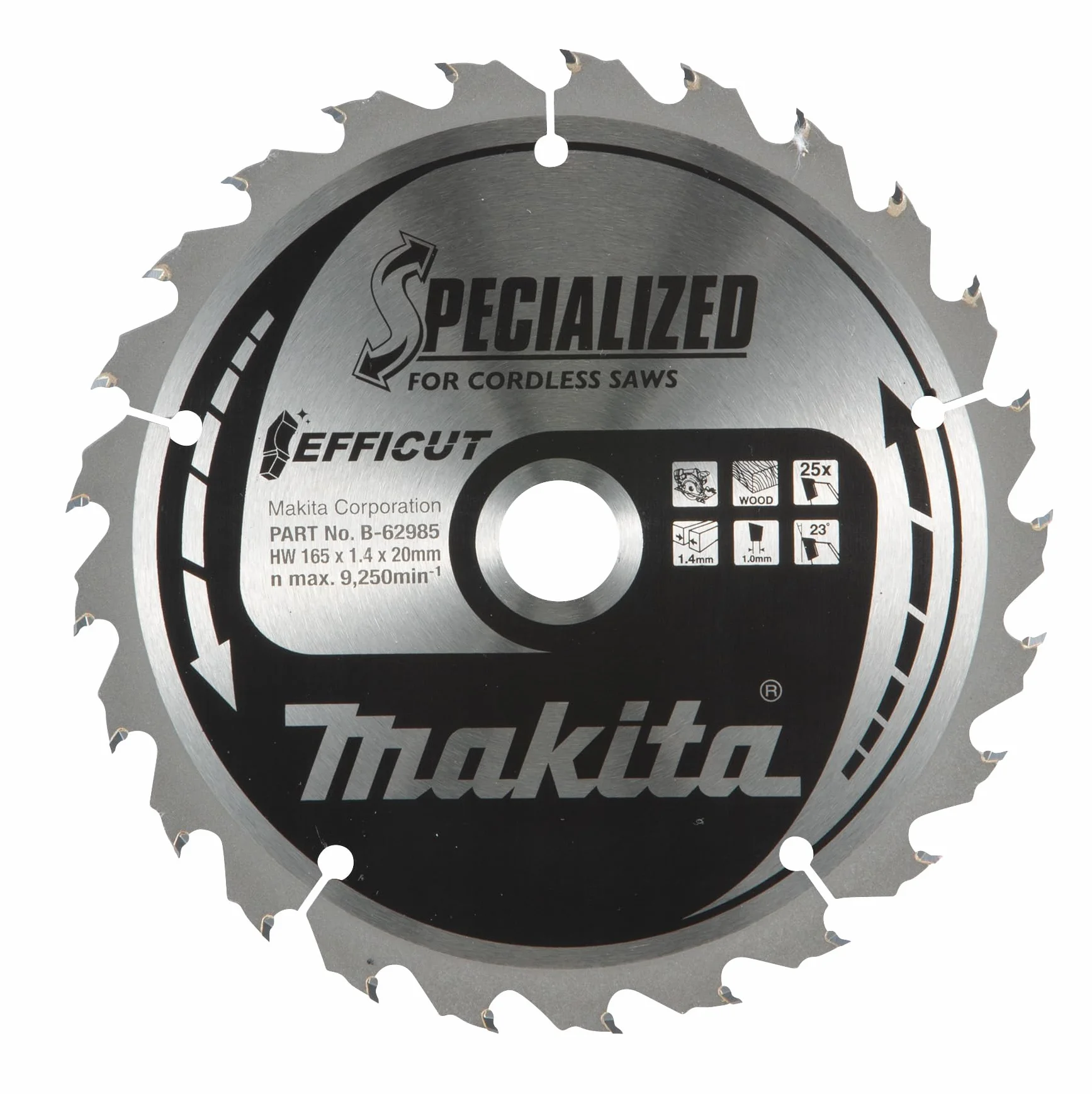 Makita ‎B-62985 TCT Lame de scie - ‎Argenté