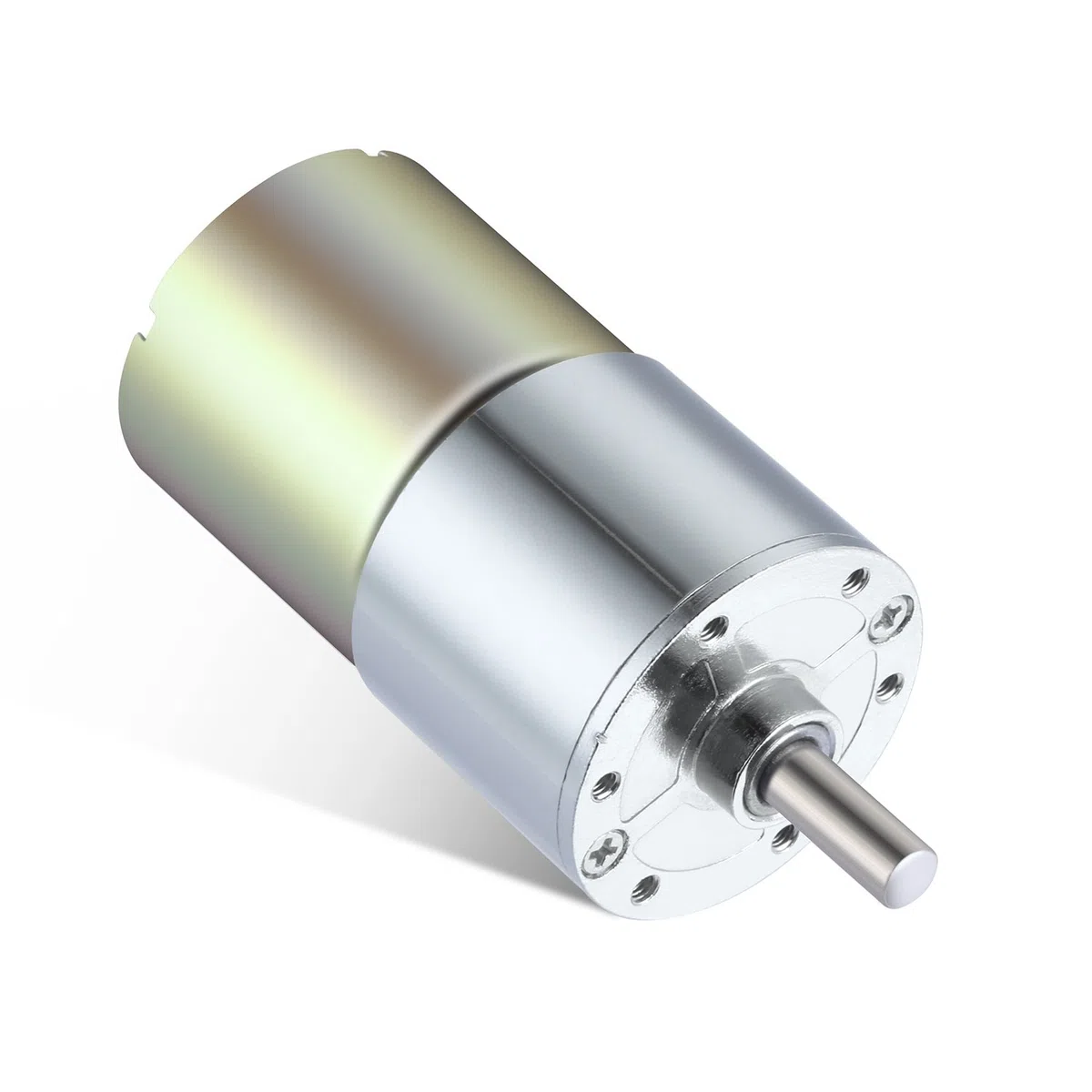 Moteur à engrenages CC 12 V 100 tr/min, couple élevé, micro réducteur de vitesse, arbre de sortie centré 37 mm de diamètre