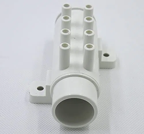 1pc baignoire plomber 8 trous Pvc Manifold d'air 1 "X 8mm Distributeur d'air for baignoire et spa à bain à remous 30-168