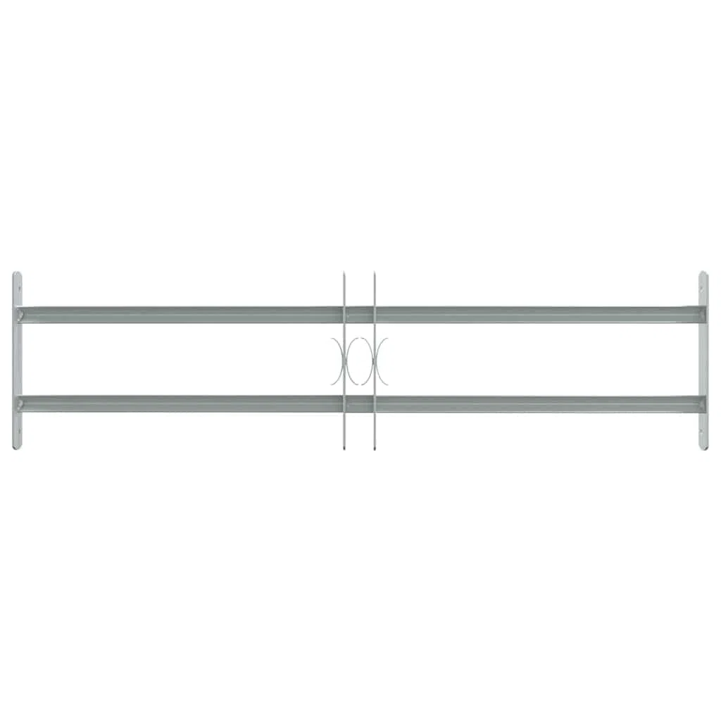 vidaXL Grille de Défense Ajustable à 2 Traverses pour Fenêtre Protection