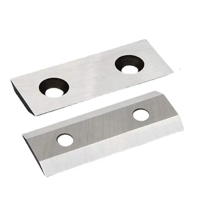 Jeu de lames pour broyeur de jardin avec vis lames de rechange pour broyeur à bois lot de 2 lames de coupe pour TTB3535HR2500W TTB353SHR TTB355HR MSHB6435