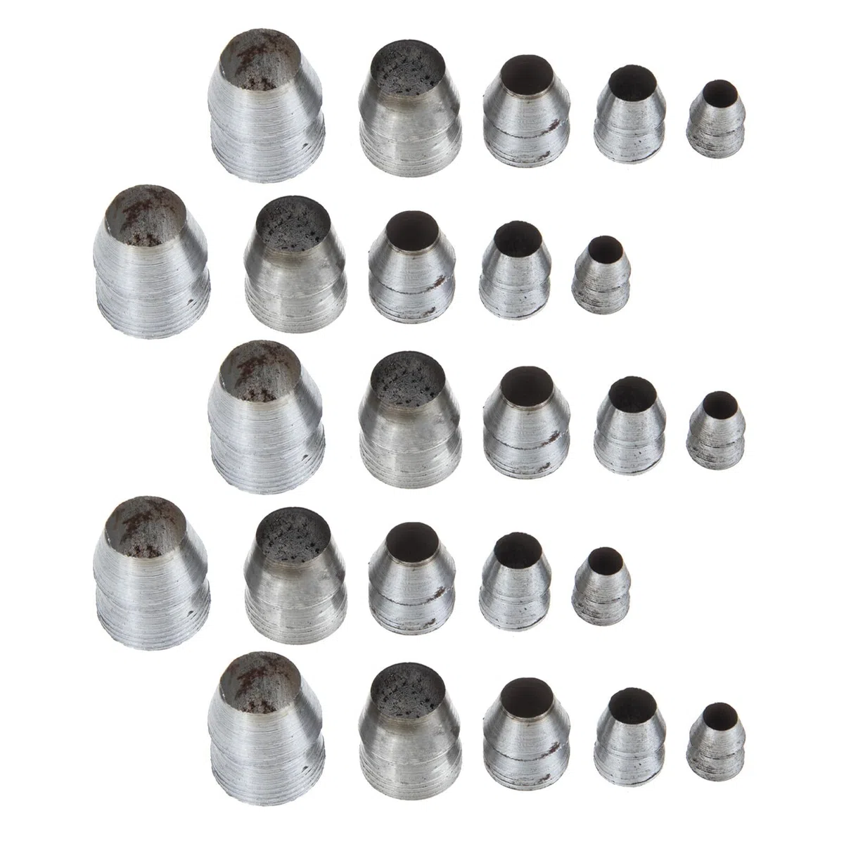 ULTECHNOVO Accessoires Robustes Prévention du Desserrage du Manche 25 Pièces Coins Ronds en Fer Argenté et Déplacement à 360 Degrés pour Marteau pour Outils de Jardin