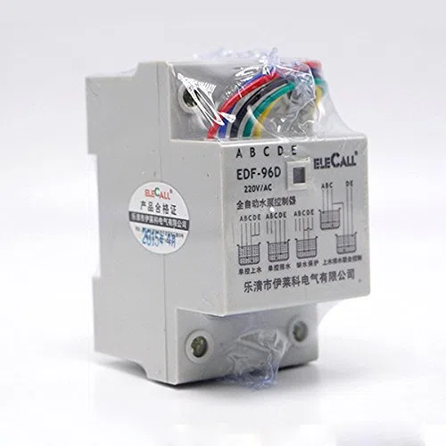 MASUNN Df96D Ac220V 5A Rail Din Commutateur À Flotteur Régulateur De Niveau d'eau Automatique avec 3 Sondes