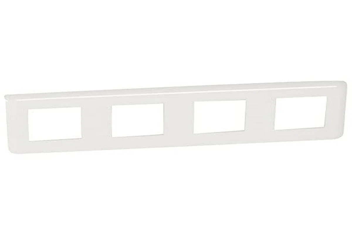 Legrand LEG78808 Plaque programme Mosaic Horizontal 4 x 2 Modules Blanc