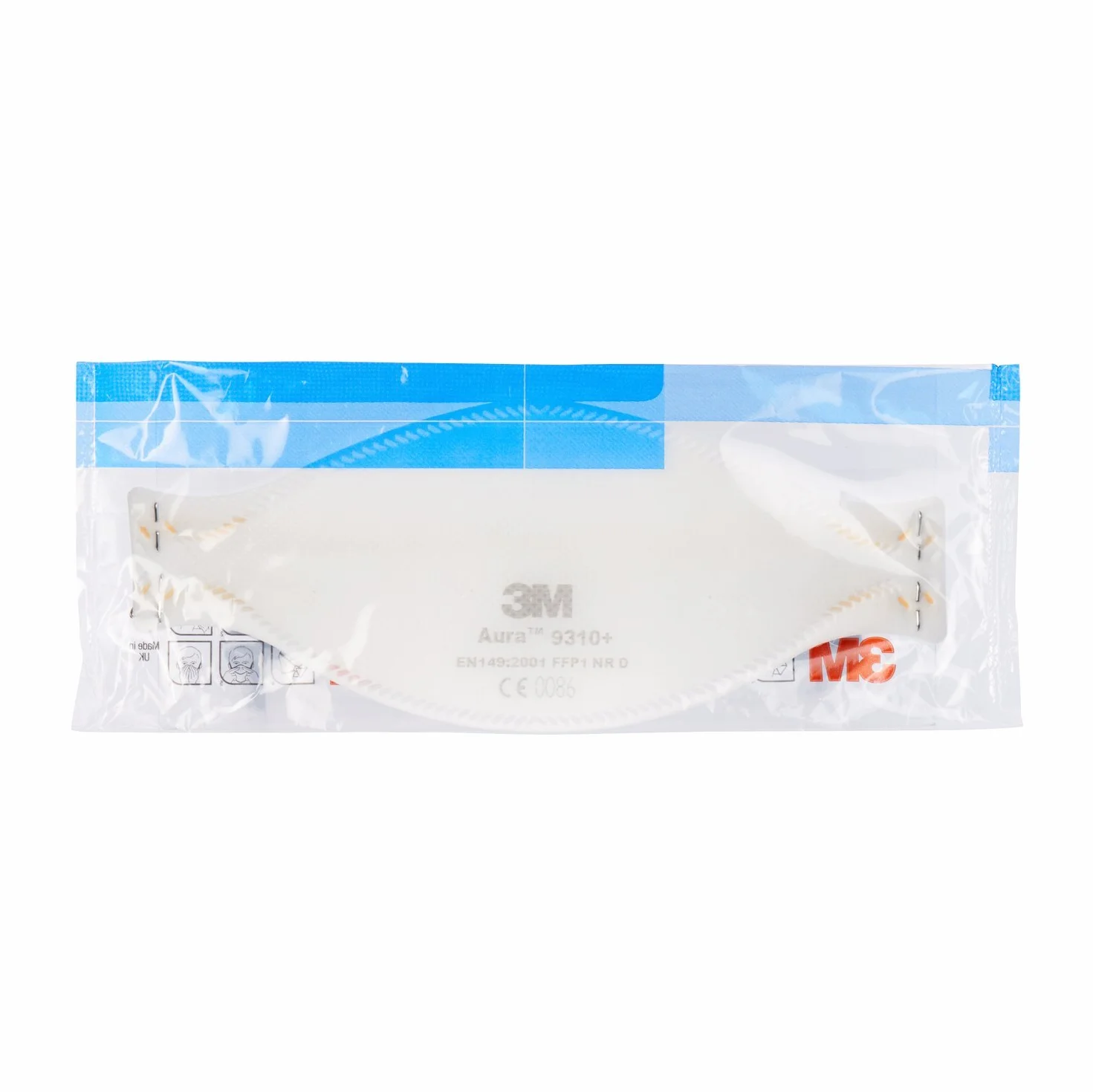 3M 7000088725 AURA Respirateur jetable, FFP1, Unvalved, Blanc, Pack de 20
