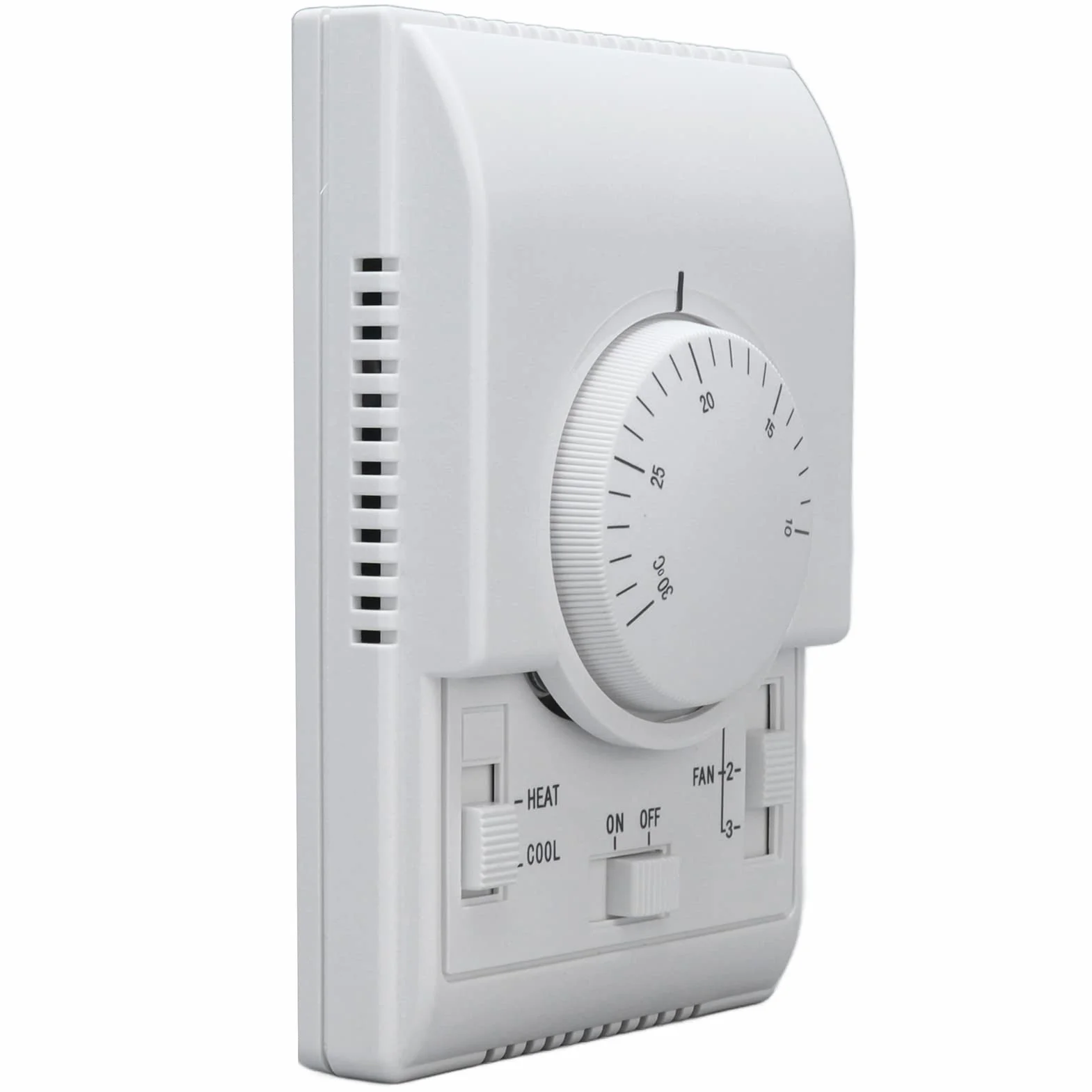Thermostat Mécanique Thermostats Chauffage et Refroidissement Régulateur de Température Mécanique à Deux Voies Interrupteur de Thermostat pour Air Central Programmable