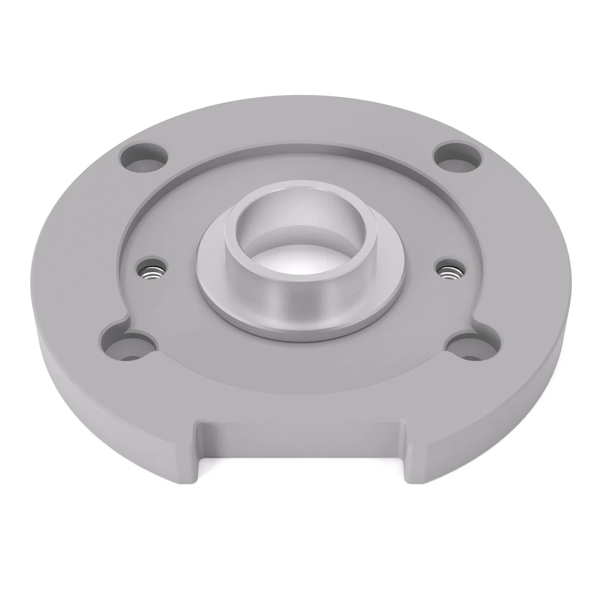 plaque de base/plaque adaptatrice pour bagues de copiage compatible avec Makita DRT50 | semelle de glissement compatible avec affleureuses Makita