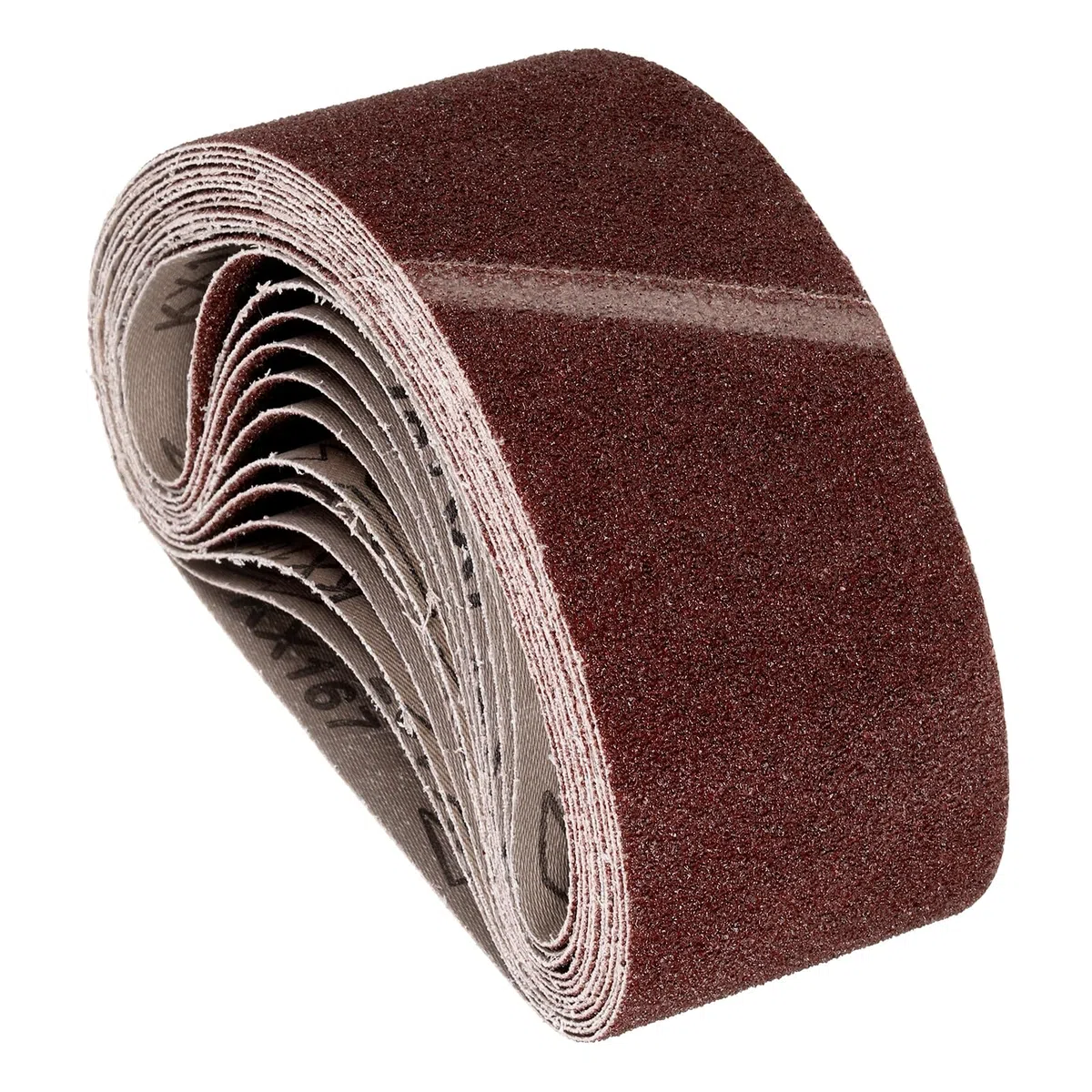18 Pcs Bandes Abrasives 64mm x 406mm 40 Grain Oxyde D'aluminium Papier Abrasif Pour Ponceuse À Bande Meulage Métal Travail Du Bois Décapage Rouille