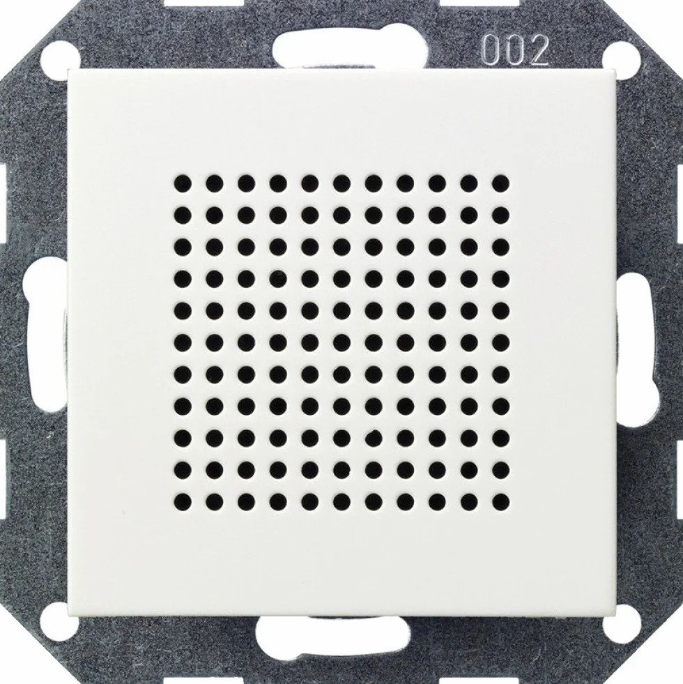 Gira 228203 Haut-parleur complémentaire pour radio RDS ST55 Blanc brillant