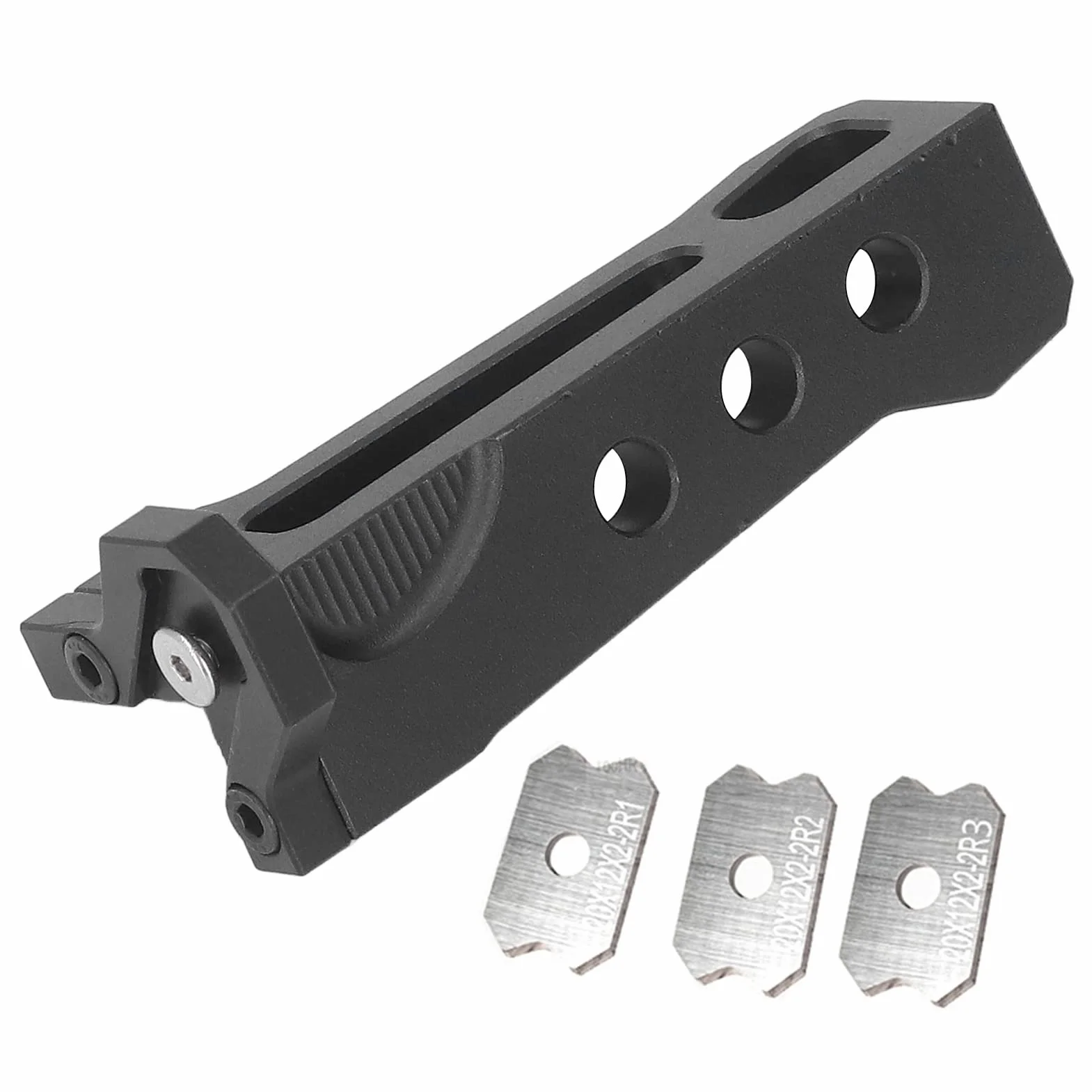 Coupe-Bordure, Mini Coupe-Bande De Chant En Alliage D'Aluminium, Rabot à Main Pour Le Travail Du Bois Avec Lames En Acier Au TungstèNe R1 R2 R3, Outil De Coupe Manuel Pour Le Travail Du Bois