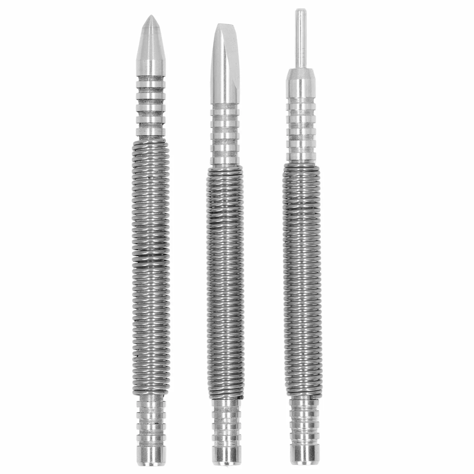Clou à Ressort, Outils à Ressort Clou 3 Pcs Pratique Pratique pour Verre pour Métal pour Bois