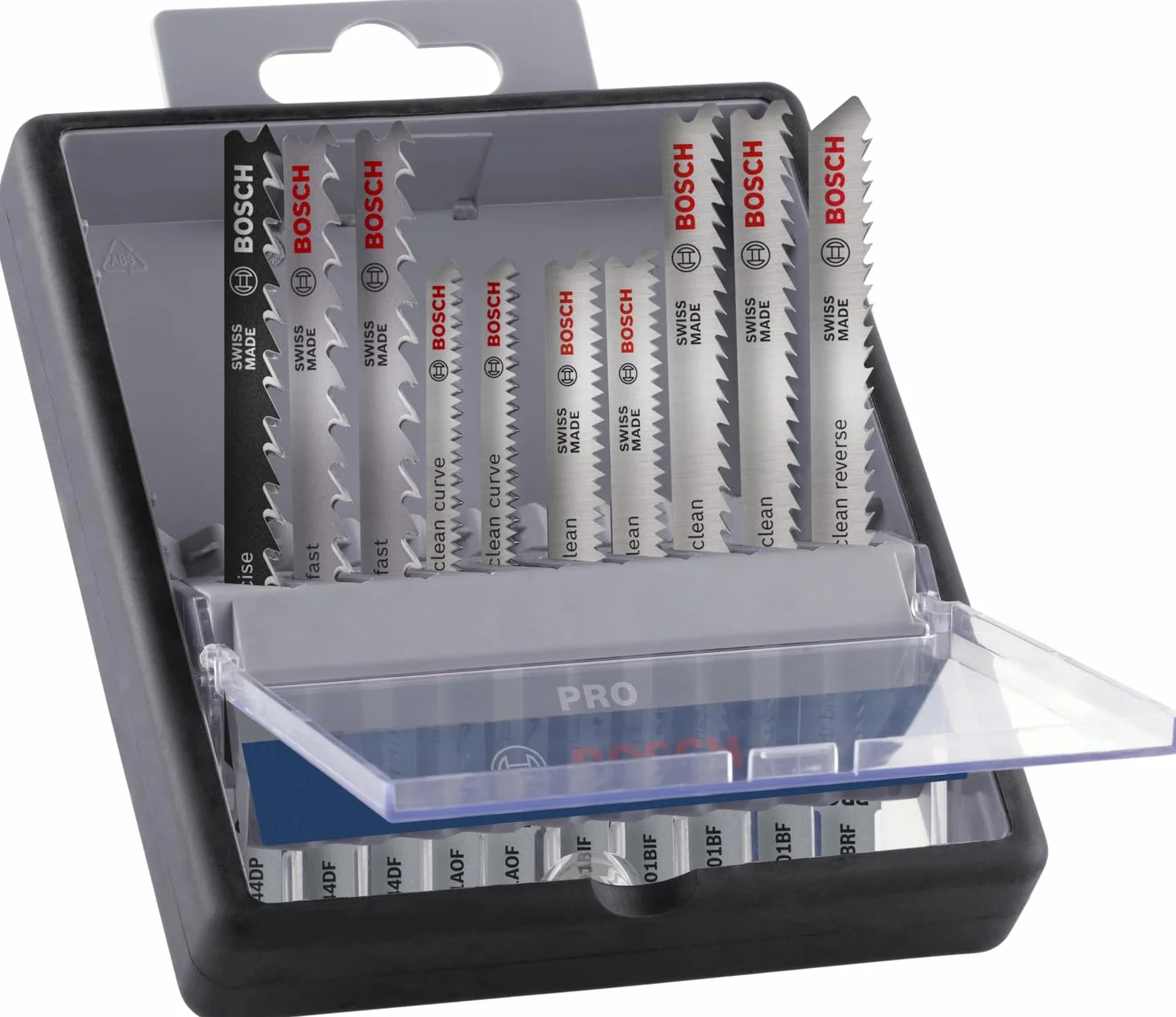 Bosch 10x Kit de lames de scie sauteuse PRO Hardwood and Laminate, 10 pièces (pour Bois dur, Parquet, Longueur 83 mm, Professional Accessoire Scie sauteuse)