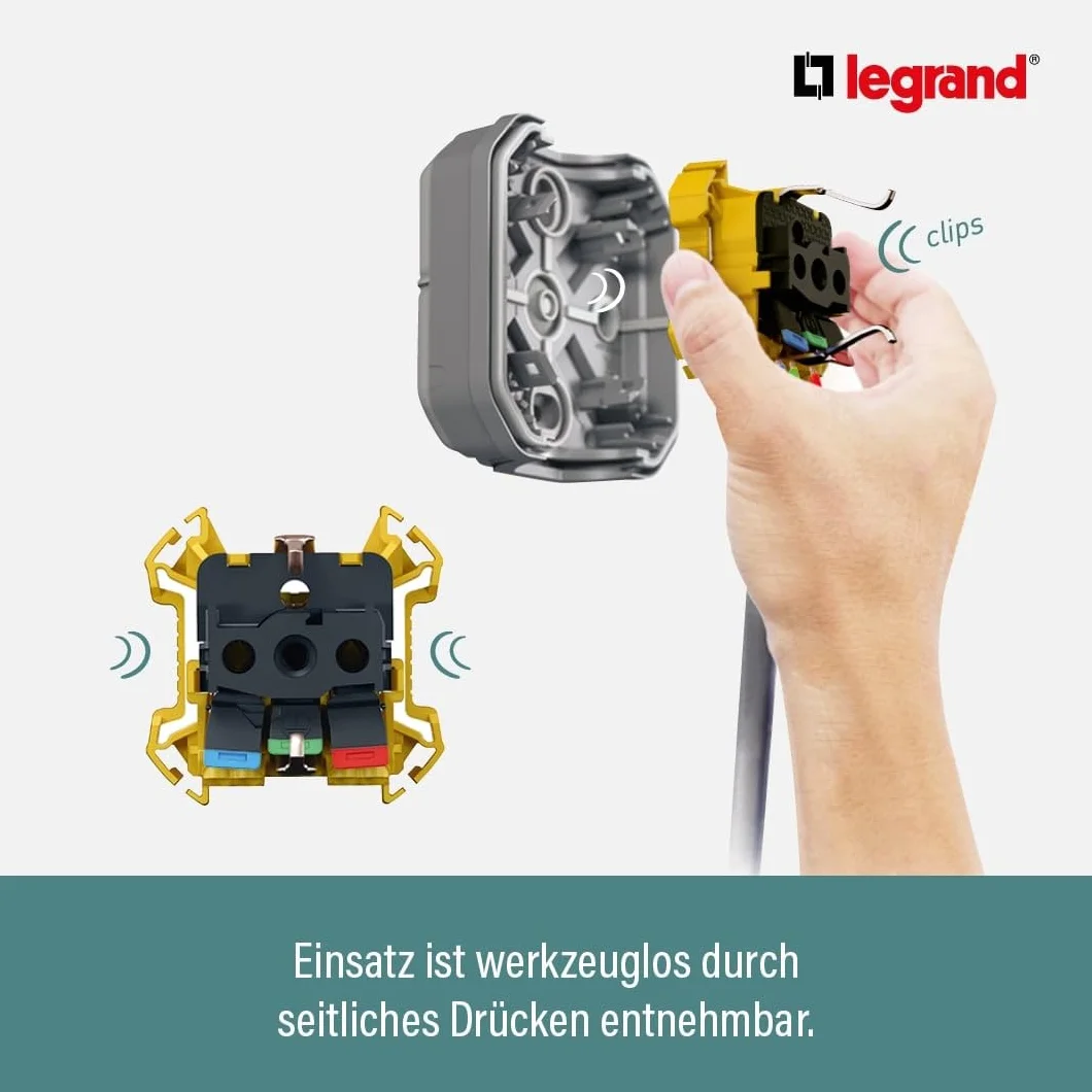 boitier saillie - 3 postes - horizontal ou vertical - gris - legrand plexo 069680l