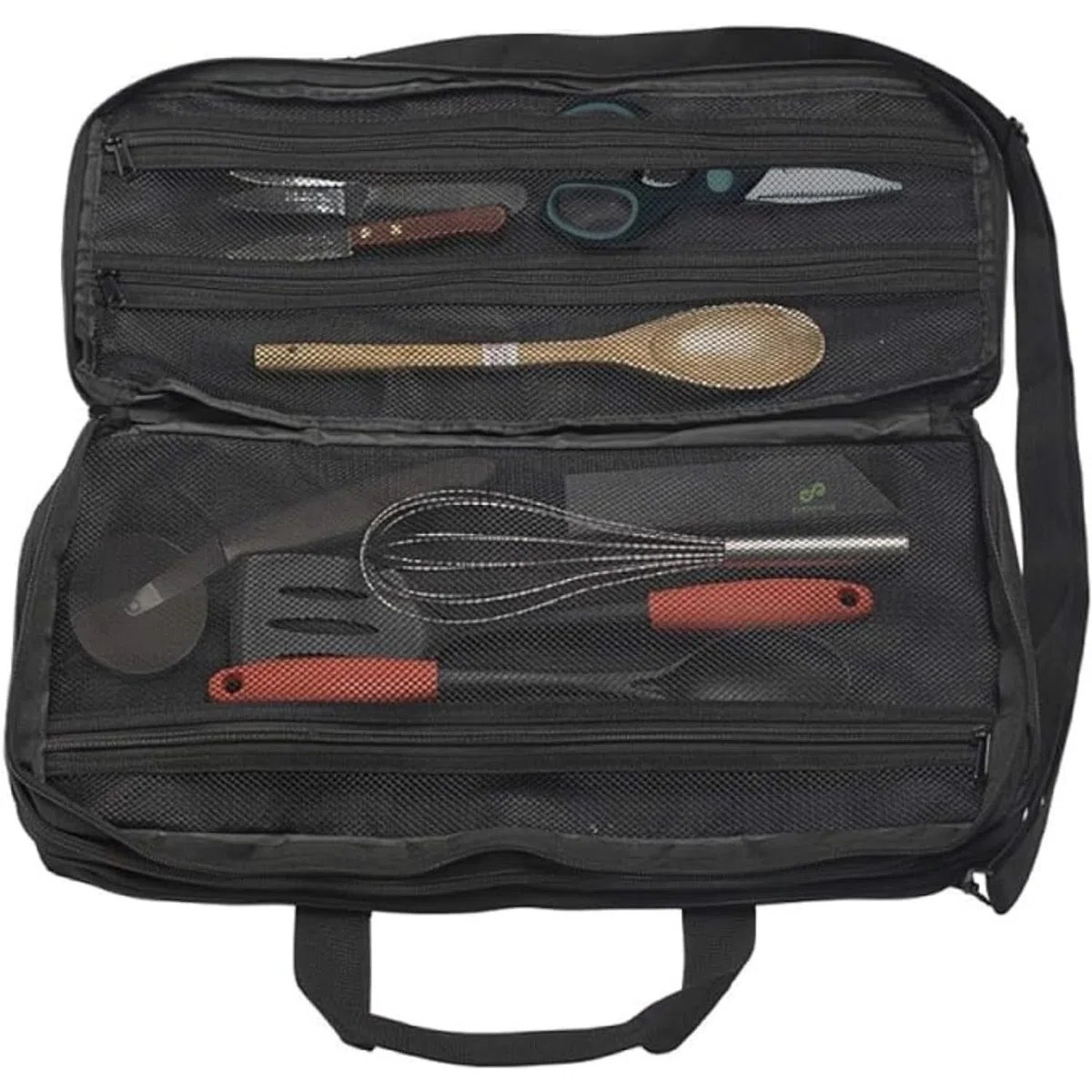 EVERPRIDE Sac à Couteaux de Chef pouvant contenir 20 Couteaux - Grand Compartiment zippé pour ustensiles de Cuisine - Durable - Couteaux Non Inclus