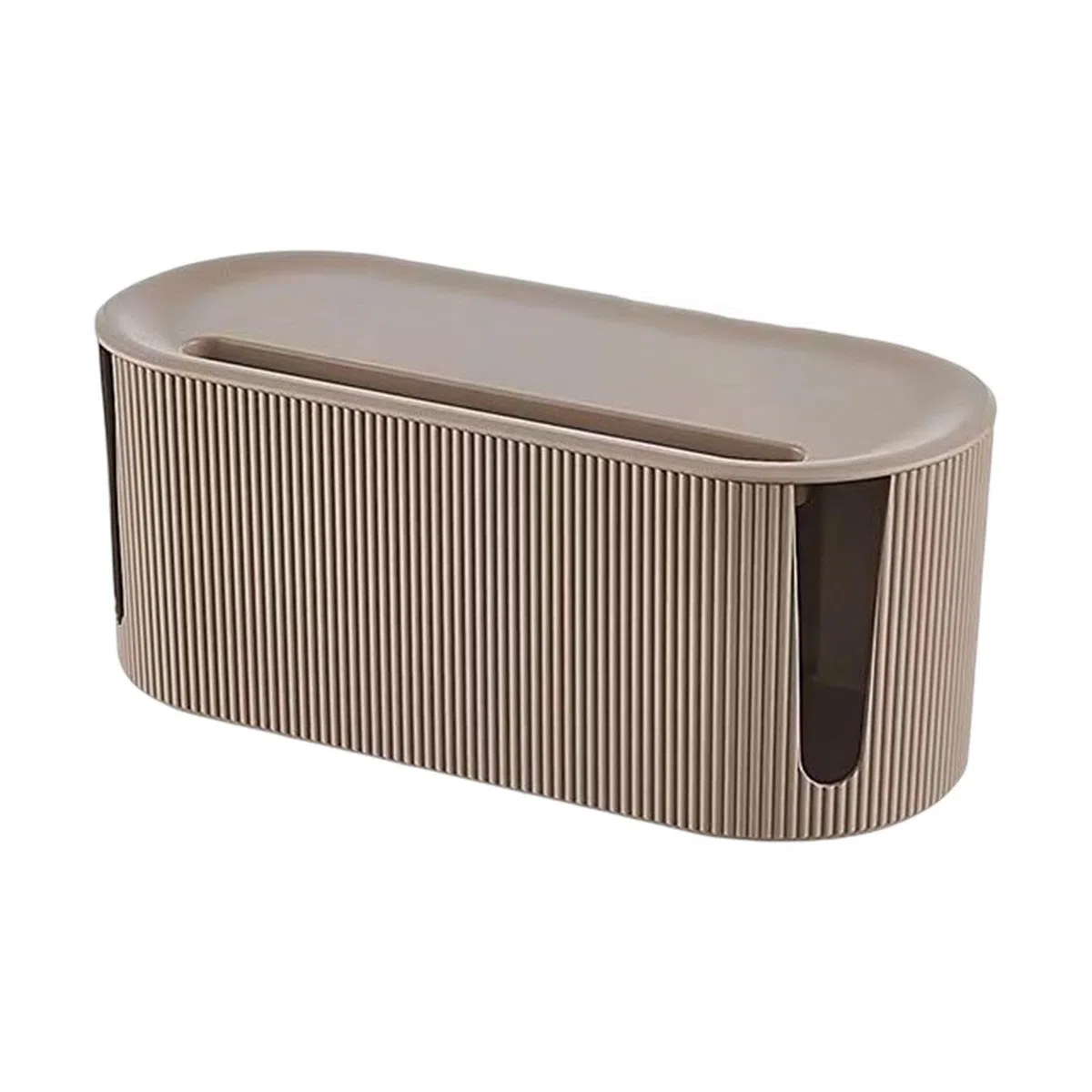 Boîte de Gestion des câbles, Boîte Cache Câble, Boite Rangement Cable, Rangement Câbles, Cable Management Box, Boîte de Rangement pour Câbles Les Câbles, Garder Les Câbles Bien Rangés, Brun