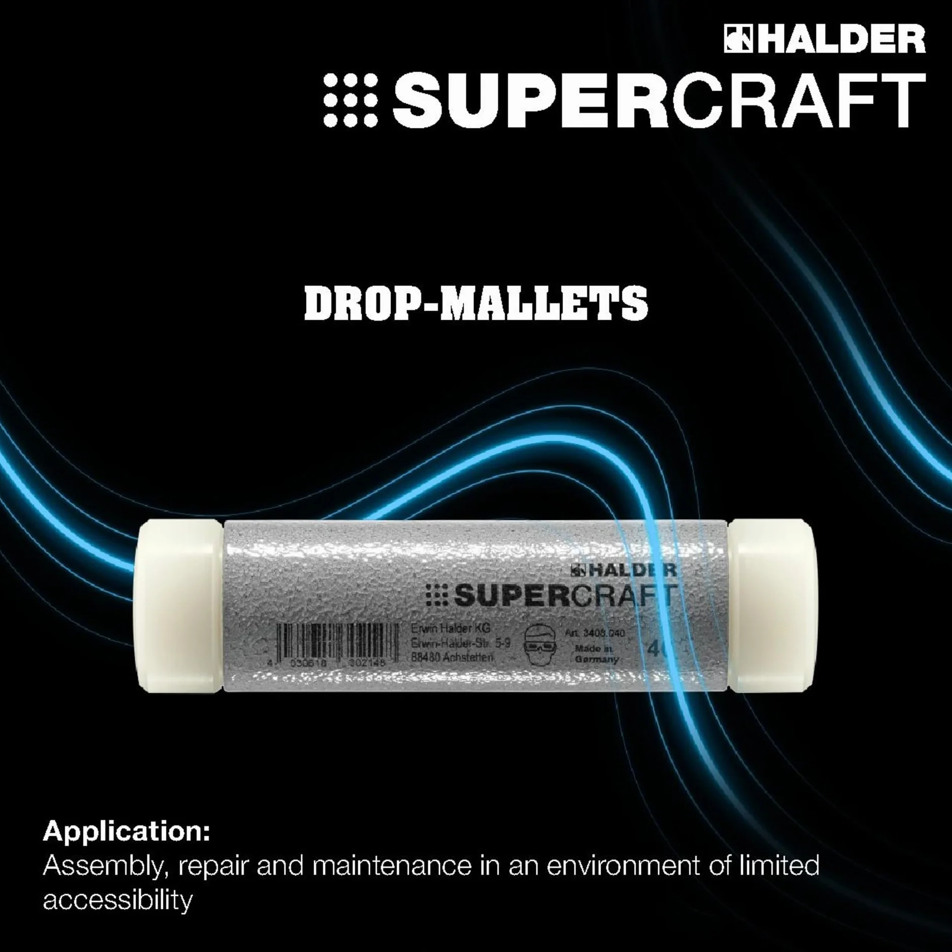Massettes, sans rebond | D=20 mm | 3408.020