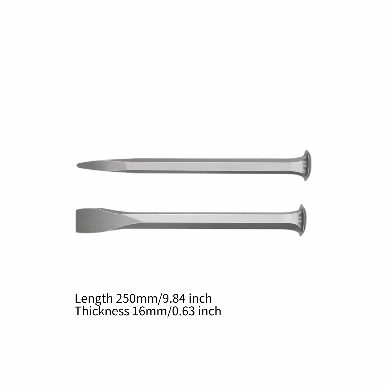 Ensemble de 2 outils de taille en pierre, ciseaux à maçonnerie de qualité supérieure pour diverses applications, 250MM