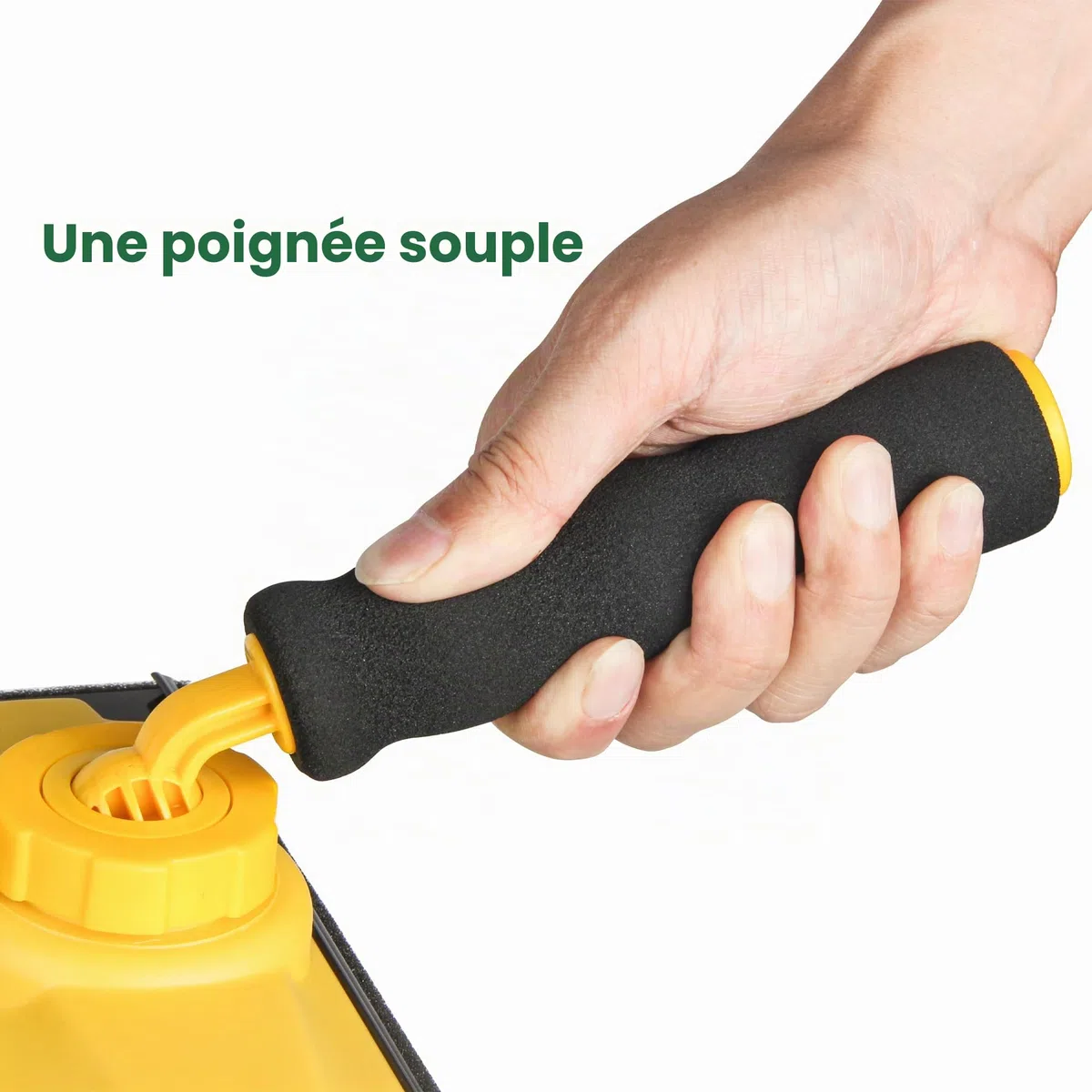 Kit d'outils de coupe-bordures Voomey, ensemble de tampons de peinture de 22,86 cm, kit de 7 pièces de coupe-bordures avec garniture, tampon de retouche, tampon mural d'angle et plafond pour peintre