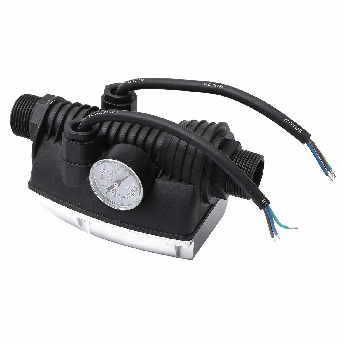 KATSU Commutateur de Contrôle de Pression de Pompe à Eau Automatique, Régulateur de Pression électronique Réglable, pour Pompe Submersible, Pompe de Surpression, Pompe de Jardin