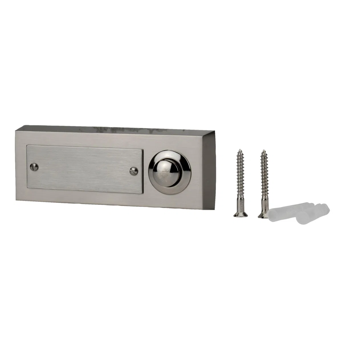Unitec 41104 Bouton de sonnette simple en inox pour montage apparent
