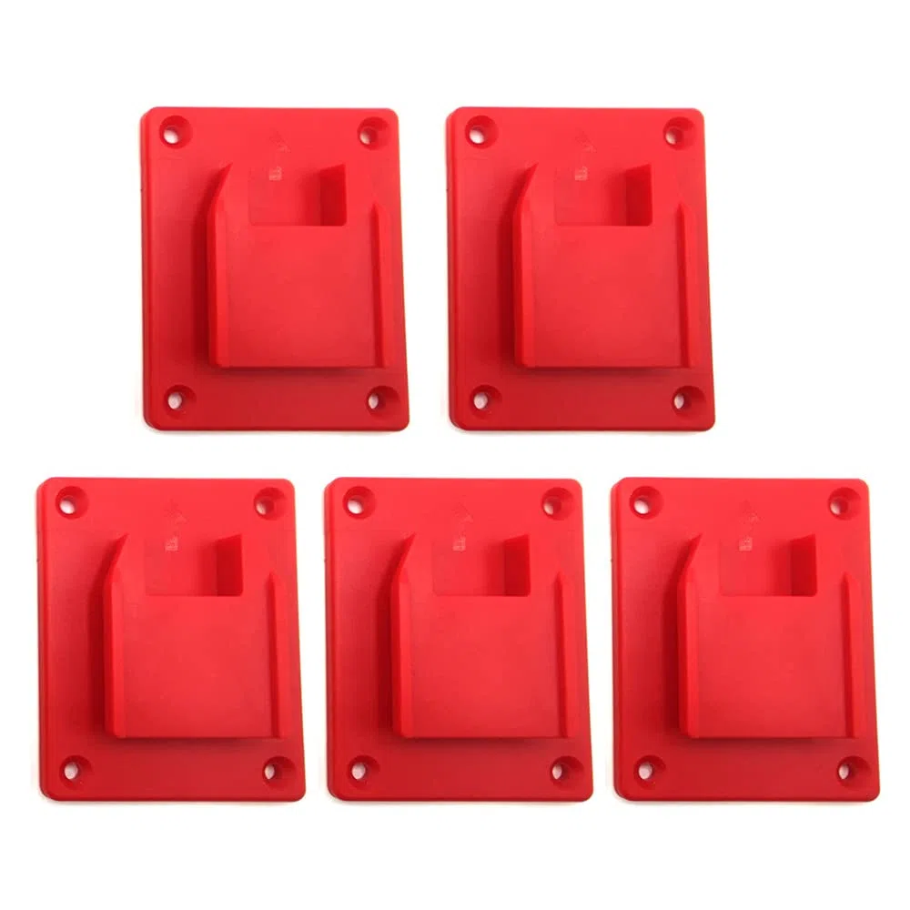 Namvo Lot de 5 Supports d'outils pour perceuse Dewalt 20 V 12 V pour Porte-Outils Milwaukee M18 (Rouge)