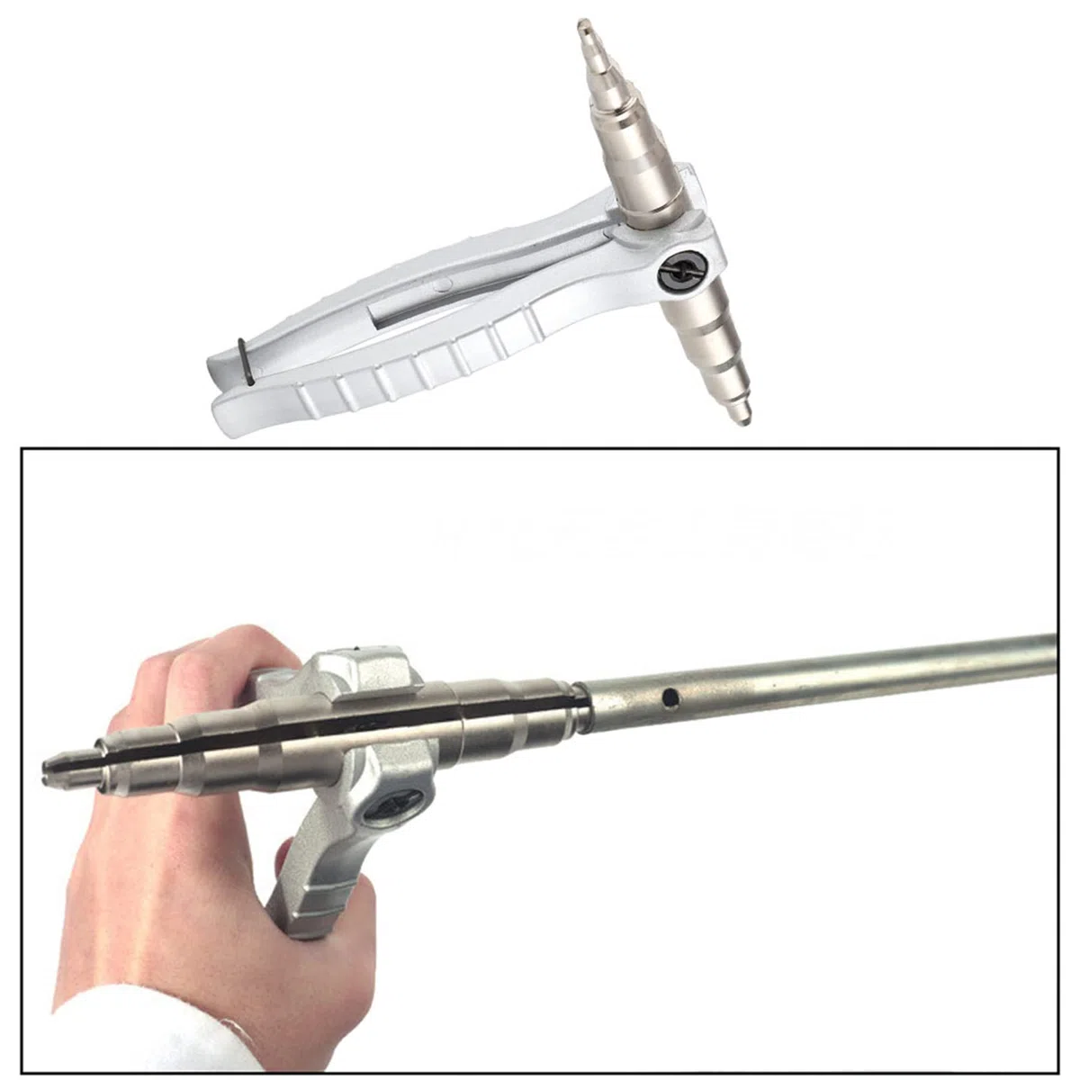 Stainless Steel Manual Copper Tube Expander, Air Conditioner Maintain Repair Hand Expanding Tool, Conditionneur d'outil d'emboutissage de Manuel pour Réparation de Climatiseur 6-22 mm