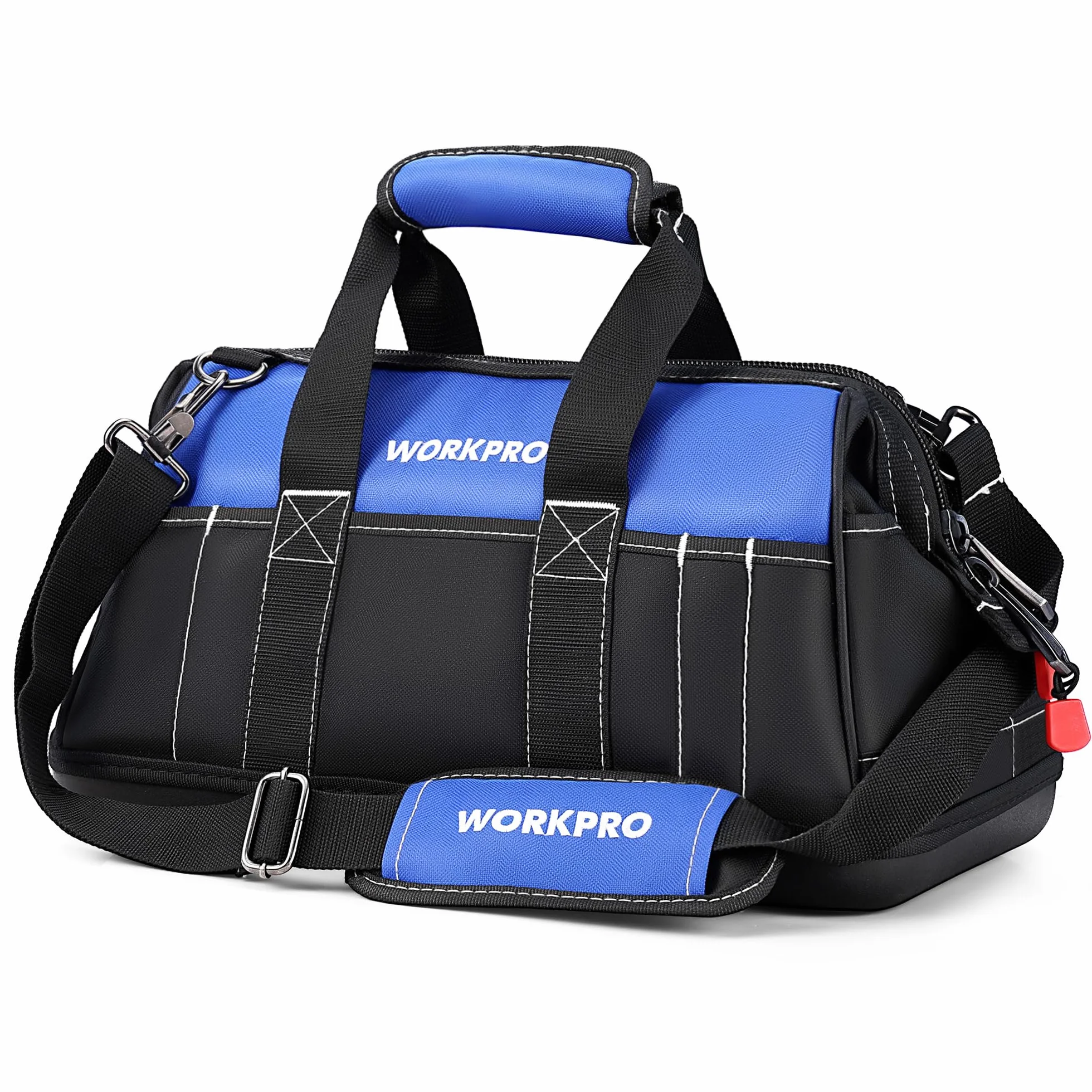 WORKPRO Sac à Outils avec Grande Capacité et Fond Dur Sac Porte-outil 40 cm