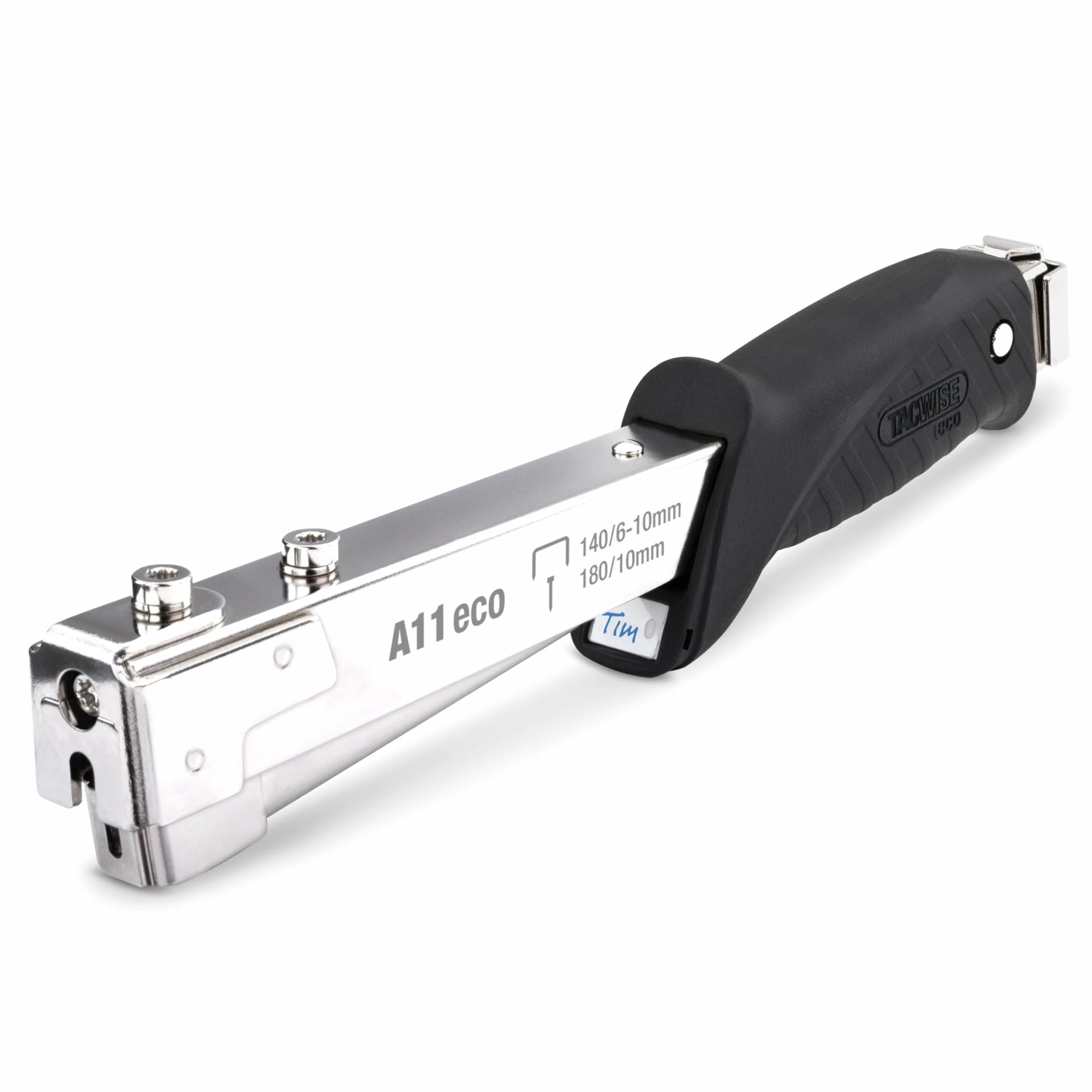 Tacwise 1793 ECO A11 Marteau Agrafeuse/Cloueuse avec 500 Agrafes de Type 140, 500 Clous de Type 18G et un ECO Dégrafeur