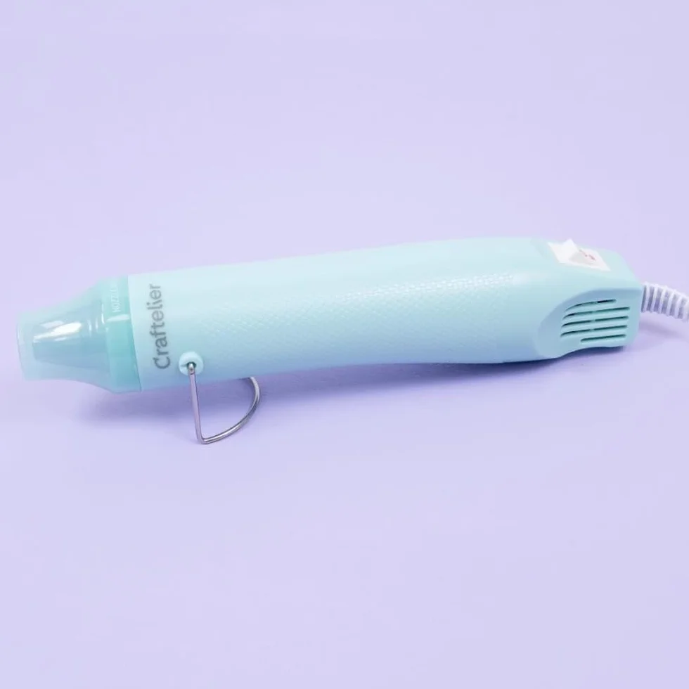 Craftelier - Pistolet à Air Chaud avec deux Réglages d'Intensité Pour le Scrapbooking, le Gaufrage et le Artisanat | Prise Européenne - Voltage: 220V - Puissance: 300W