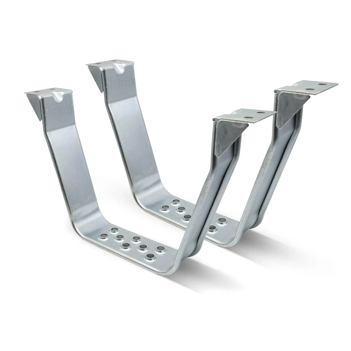 DOJA Barcelona | Camion Fixe Marche-Pied Anti-dérapant | 410x255x70mm | Acier Zingué | Accessoire Escabeau, Plateforme de Travail, Marche-Pied Camping