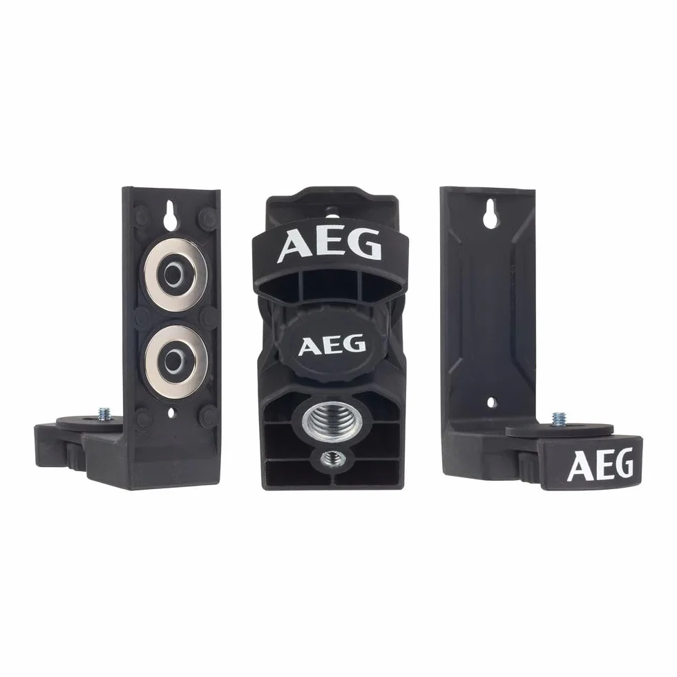 AEG Niveau Laser Croix Vert CLG220-K – Portée 20 m, Haute Visibilité, Auto-Nivelant, IP54, Support Magnétique, Pince Murale, Plaque Cible et Sac de Transport Inclus