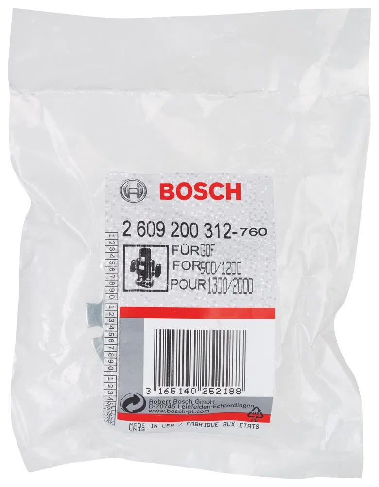 Bosch Accessories Professional Bague de Copiage (Ø 40 mm, Accessoires pour Défonceuses Portatives) Argent