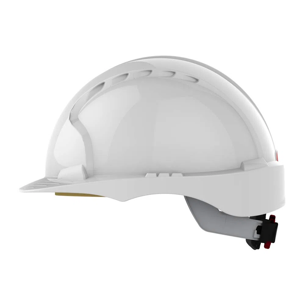 JSP EVO3 Comfort Plus Casque de Chantier, Non Ventilé, Molette