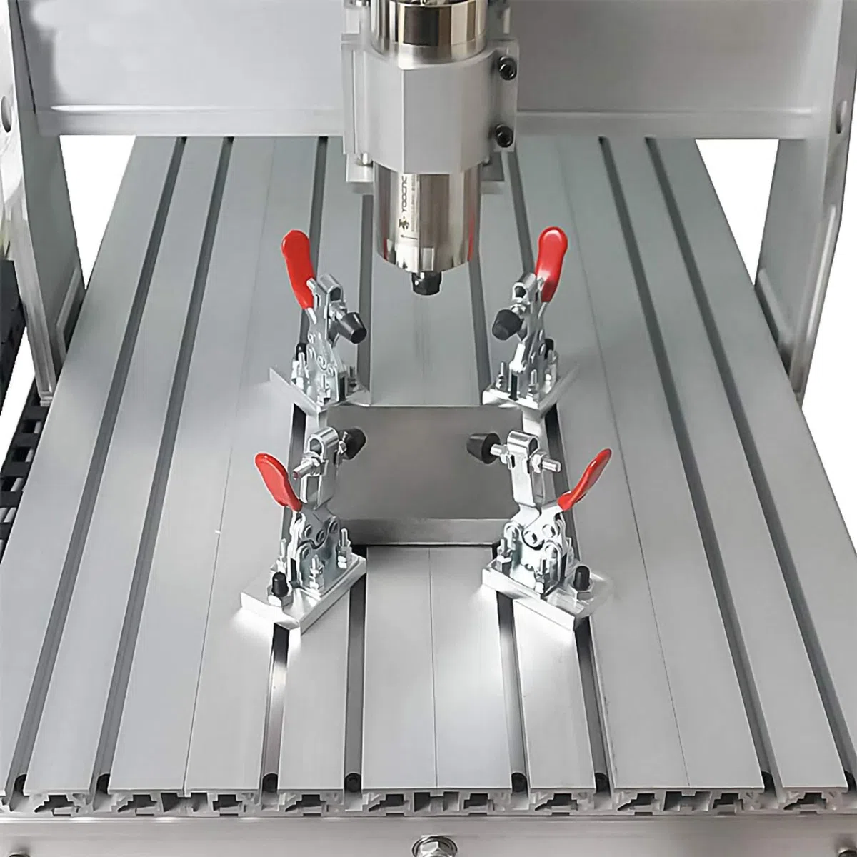 Pince à Genouillère, GH-201-B dispositif de serrage à genouillère sont en acier carbone galvanisé à, capacité de maintien environ 90 kg, antidérapant, desserrage rapide, robuste