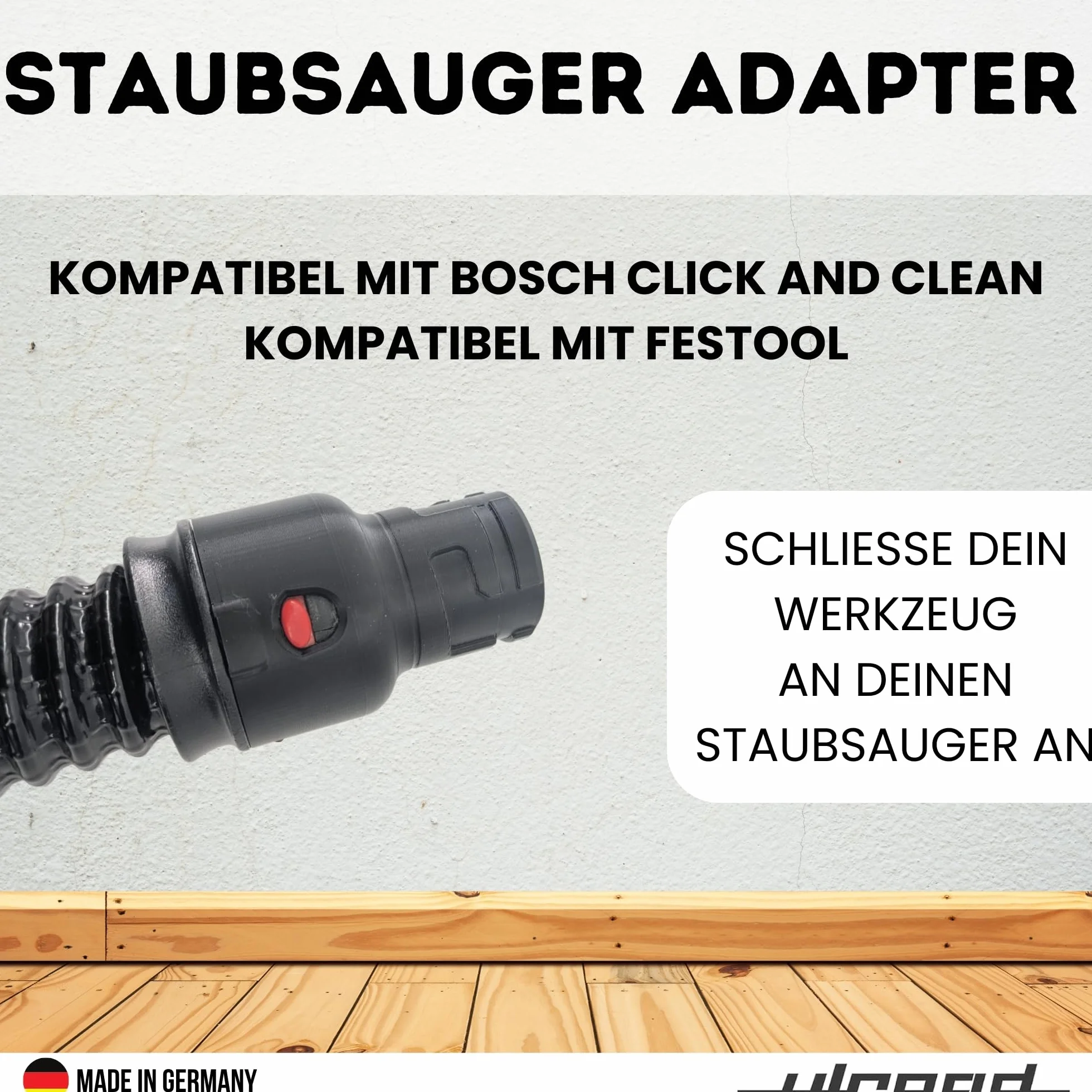 Compatible avec Bosch Click and Clean - Adaptateur pour scie Festool D27 - Ponceuse excentrique - Accessoire d'aspiration C35