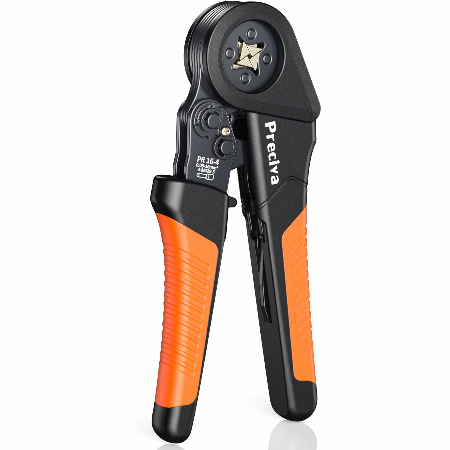 Preciva 0.08-16mm²Pince a Sertir,PR16-4 Pince à Sertir Auto-ajustable Sertisseur, Cosses Electriques a sertir pour Terminaux Câbles