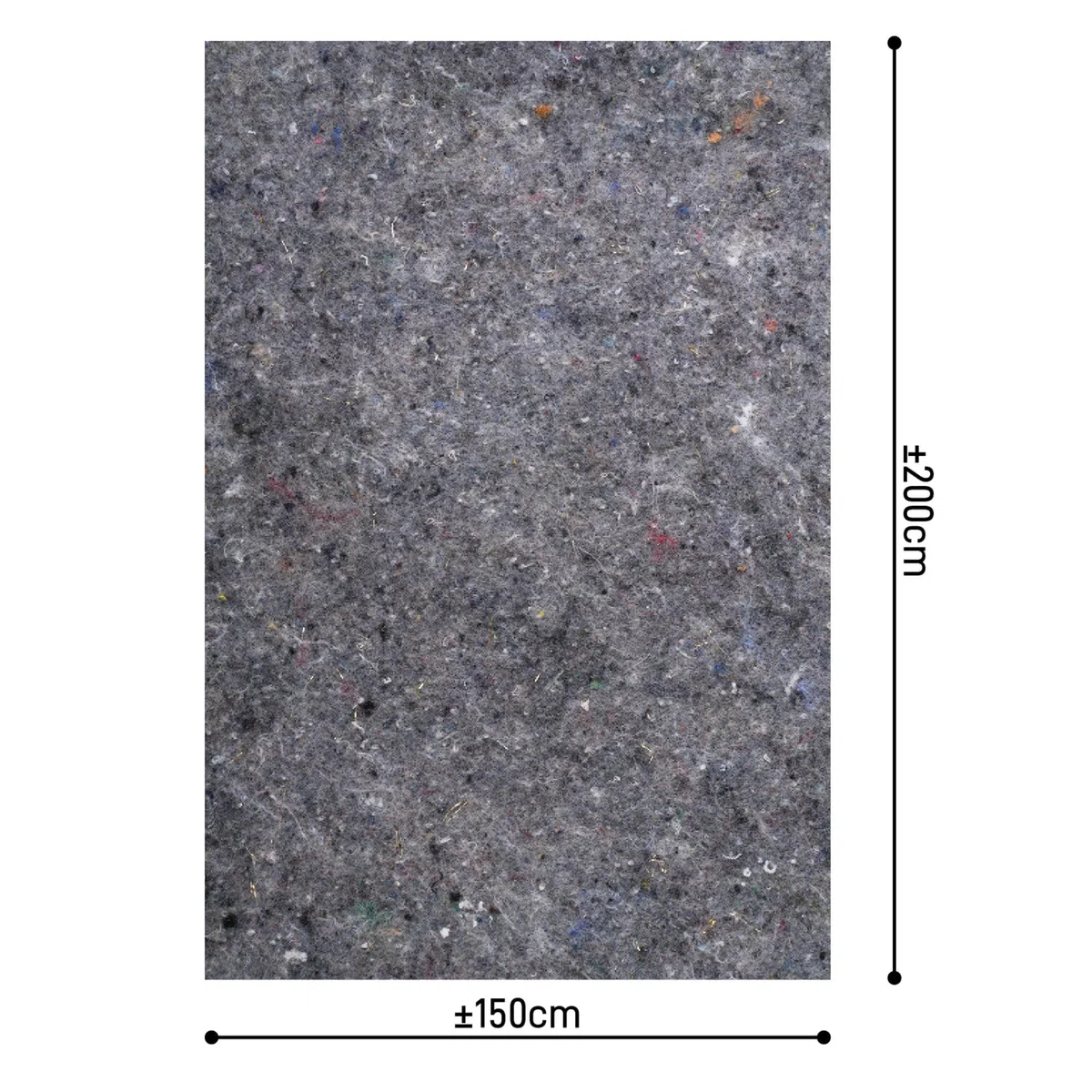 Lot de 5 couvertures de déménagement 150x200 cm - 300 g/m², P – Protection Meubles et Objets Fragiles - Idéales pour Transport et Stockage