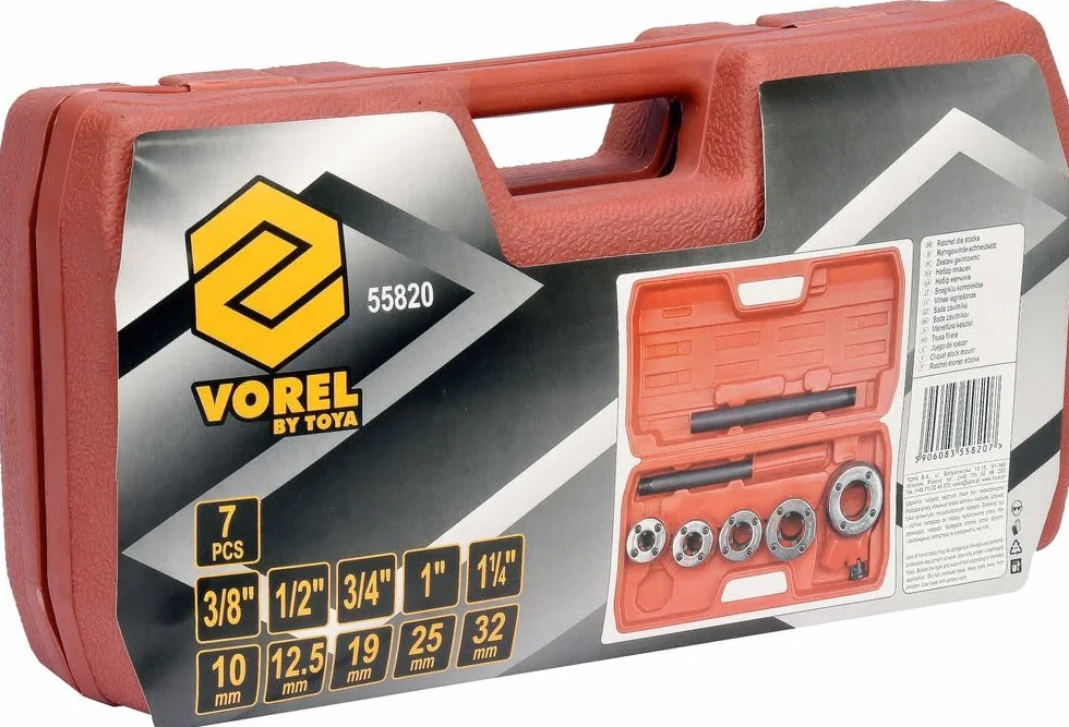 'Profi 55820 – Les stocks de cliquet 3/8 "de matrice -1,1/4 5 têtes