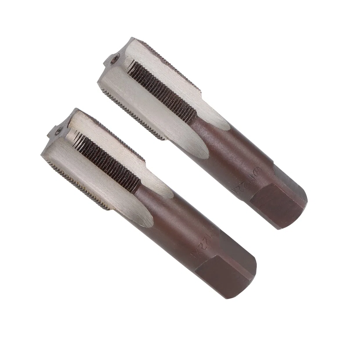 Main Filetage Tarauds, M22 x 1 Filetage, Métrique Alliage Outil Acier Vis Taraudage Cône Fond Taraud - (Applications: pour Machine Filetage Réparation), 1 paire