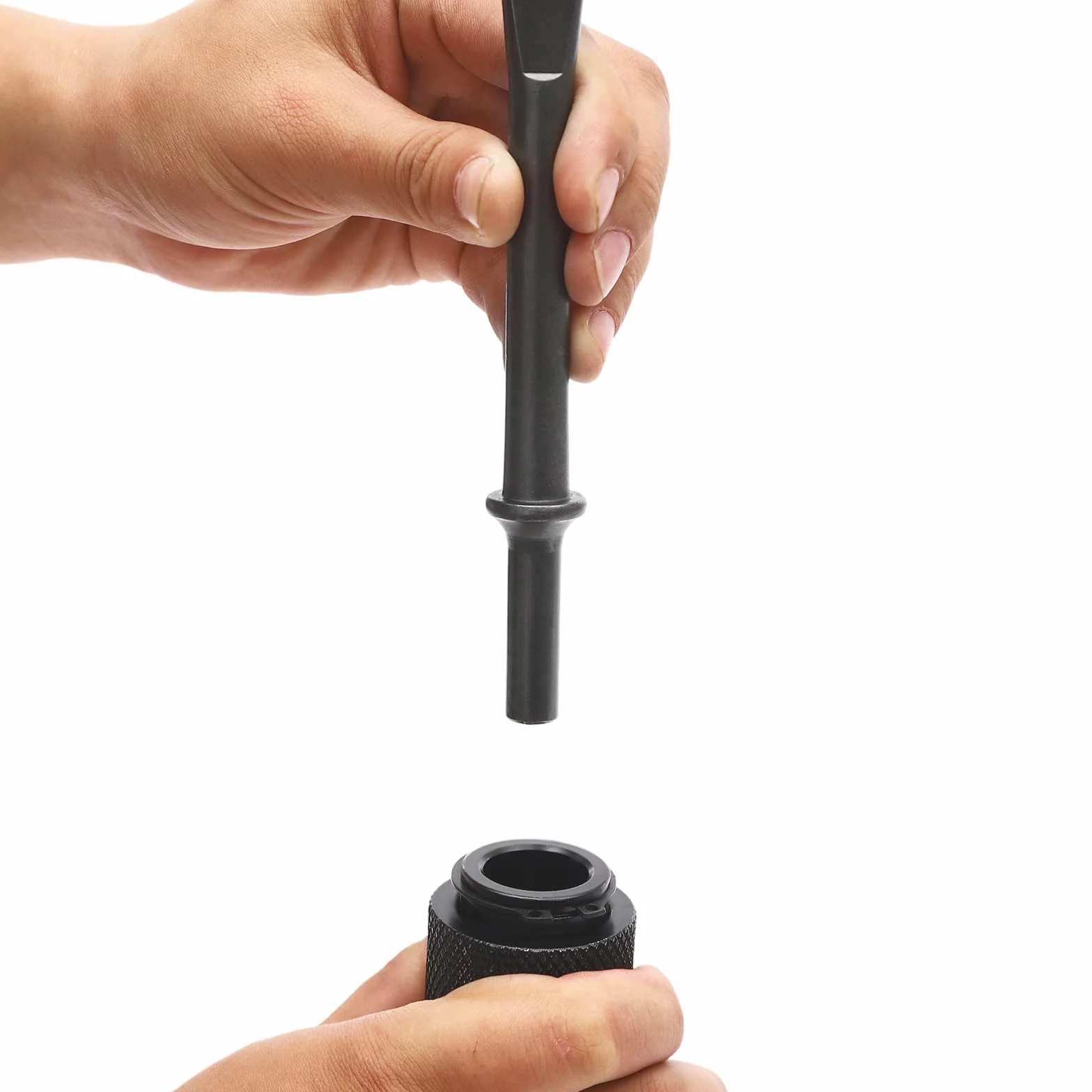 Vibro Jeu de marteaux burineurs à air comprimé Marteau pneumatique Concasseur à béton Joint à rotule Outil de réparation de voiture Extracteur point plat Burin d'avion Kit