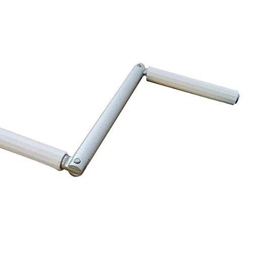 GEIGER Tringle Oscillante Complète Ø15 LG1200 Blanc RAL9016