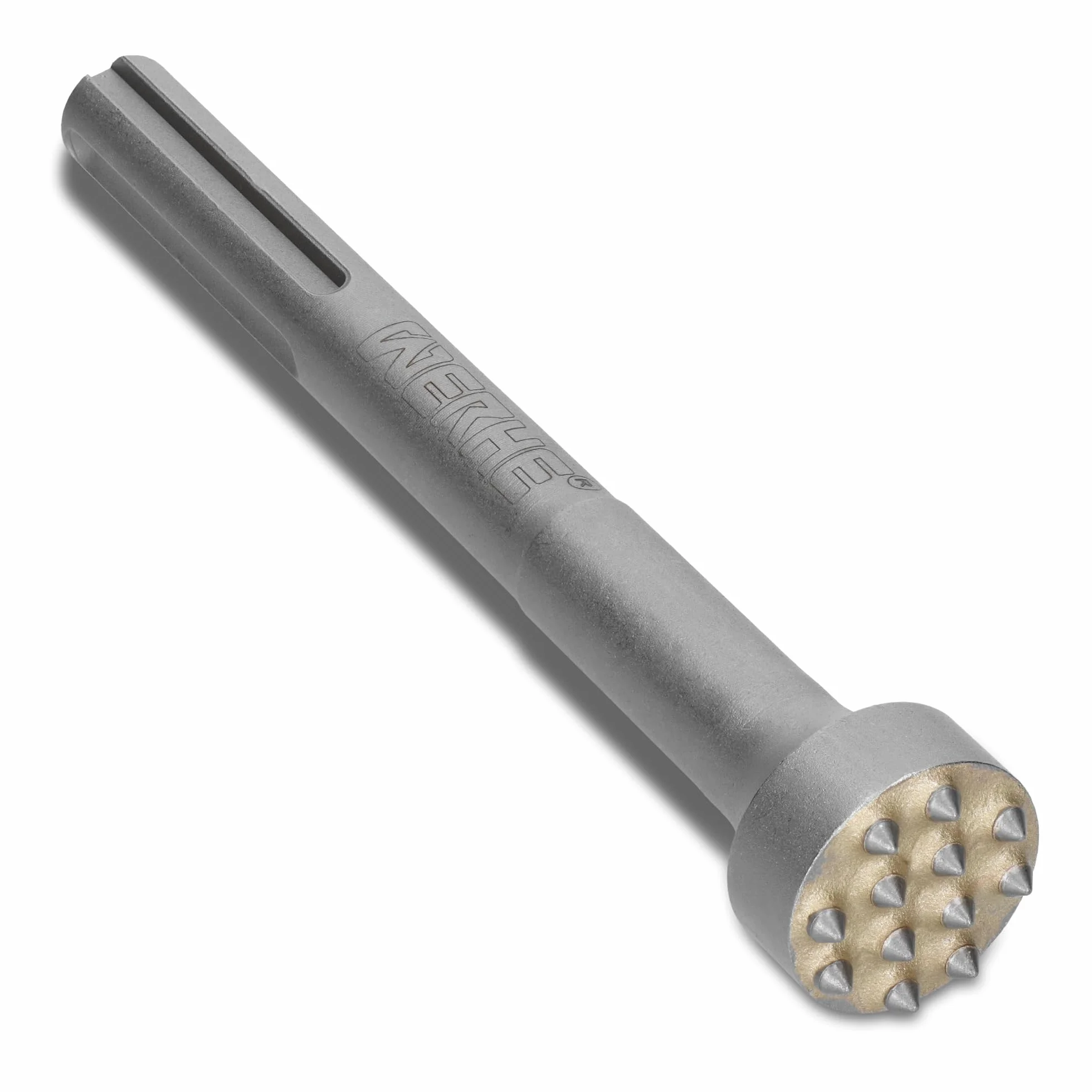 WERHE Burin de bouchardage SDS MAX 12 dents, 200 mm – Pour le traitement du béton et de la pierre